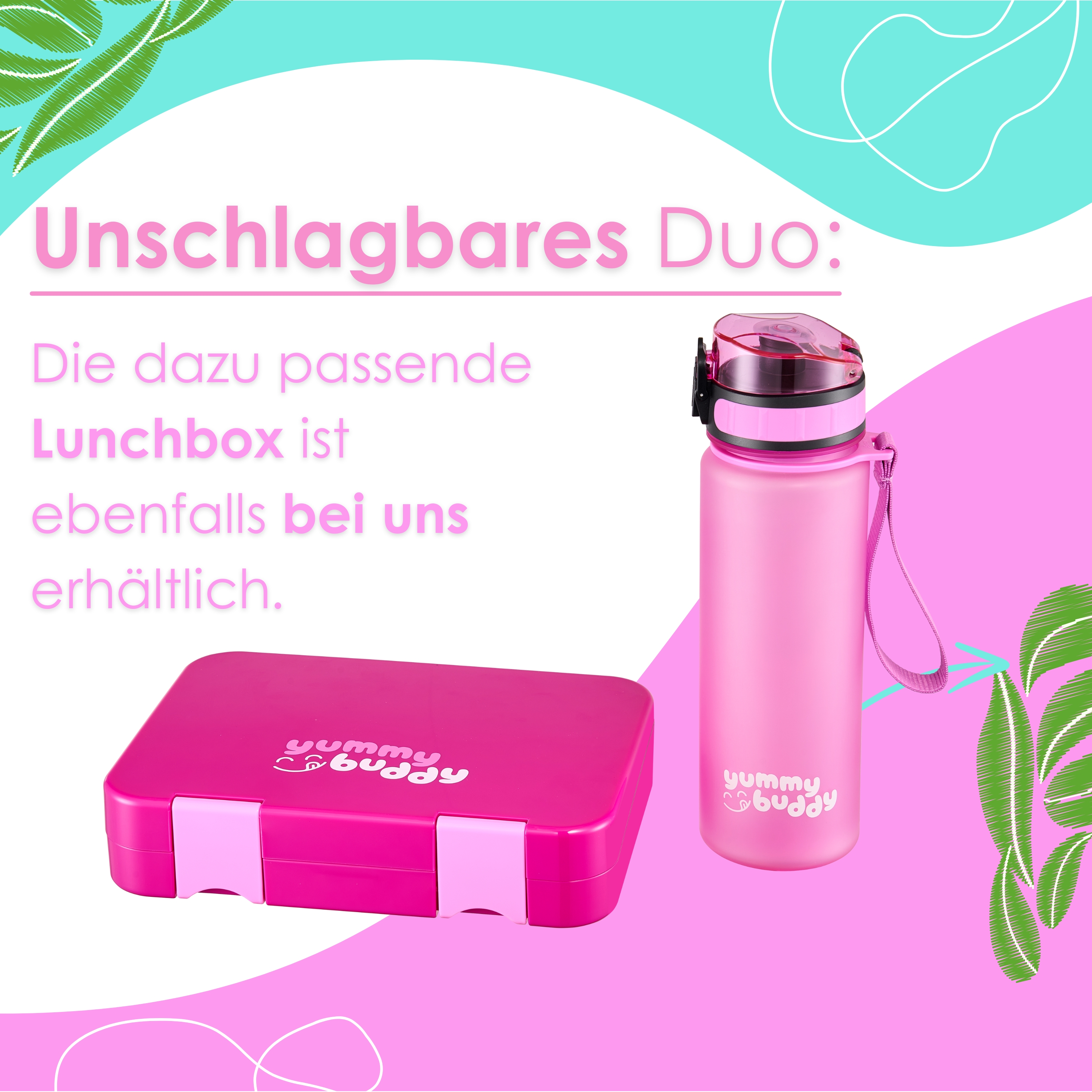 Ecosa EO-8192 Trinkflasche Pink Ecosa EO-8192 Trinkflasche Pink