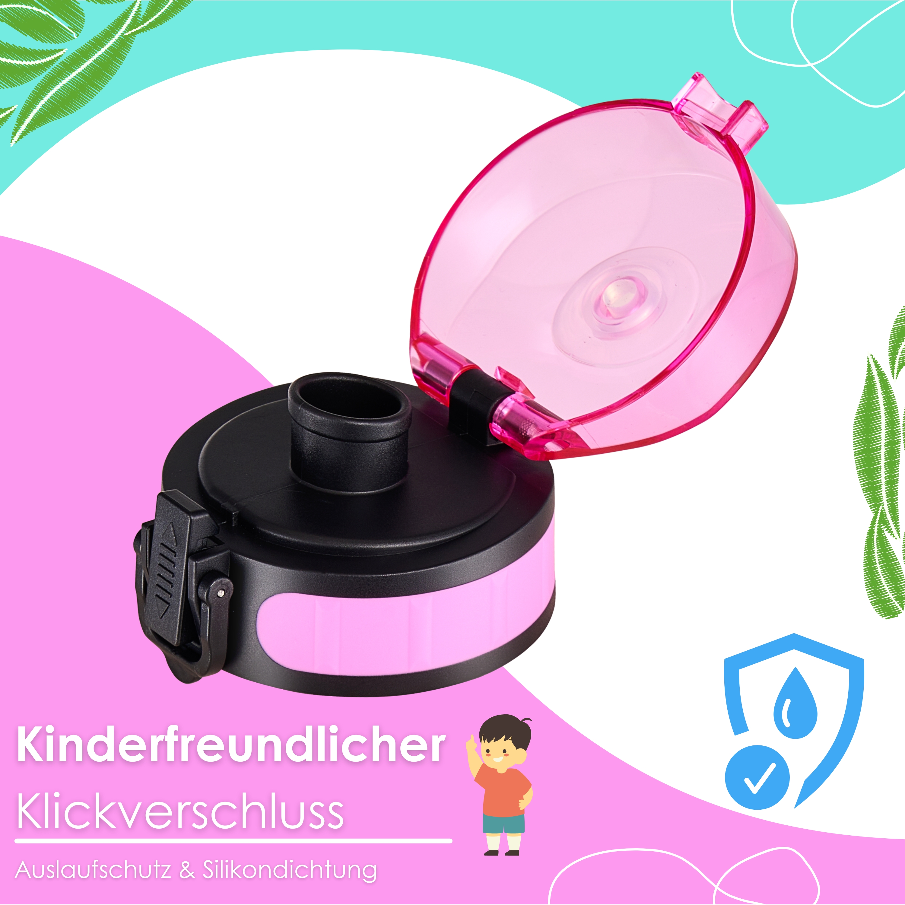 Ecosa EO-8192 Trinkflasche Pink Ecosa EO-8192 Trinkflasche Pink