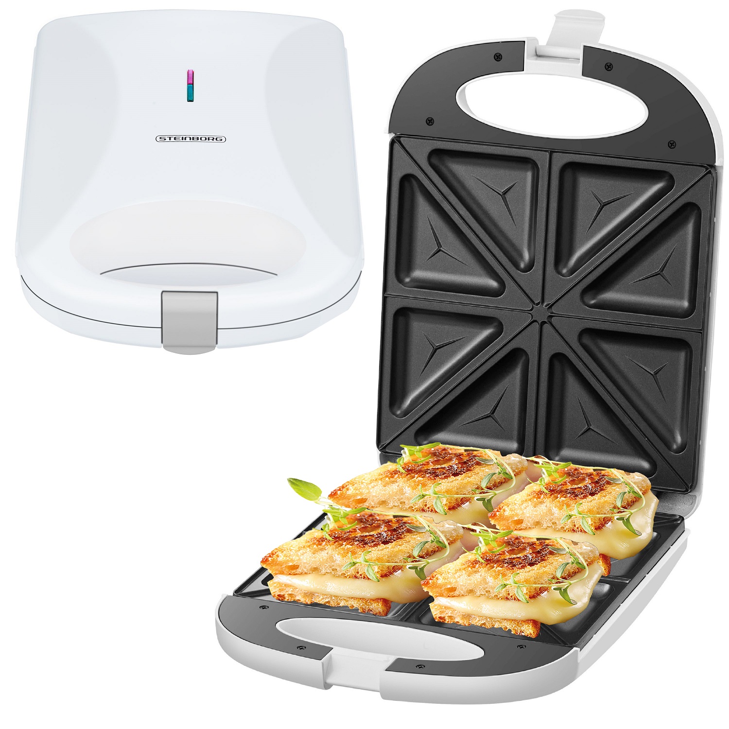 Steinborg SB-2100 Sandwich Maker 4 Slice