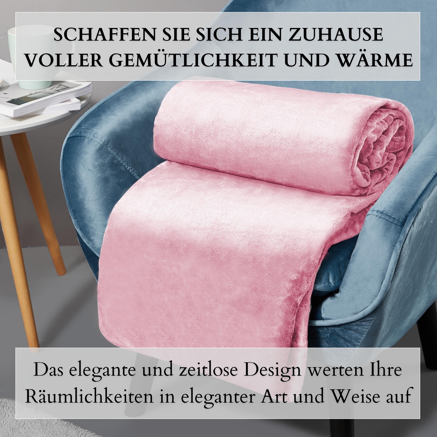 Ecosa EO-9513 Kuscheldecke 220*240cm Pink Ecosa EO-9513 Kuscheldecke 220*240cm Pink
