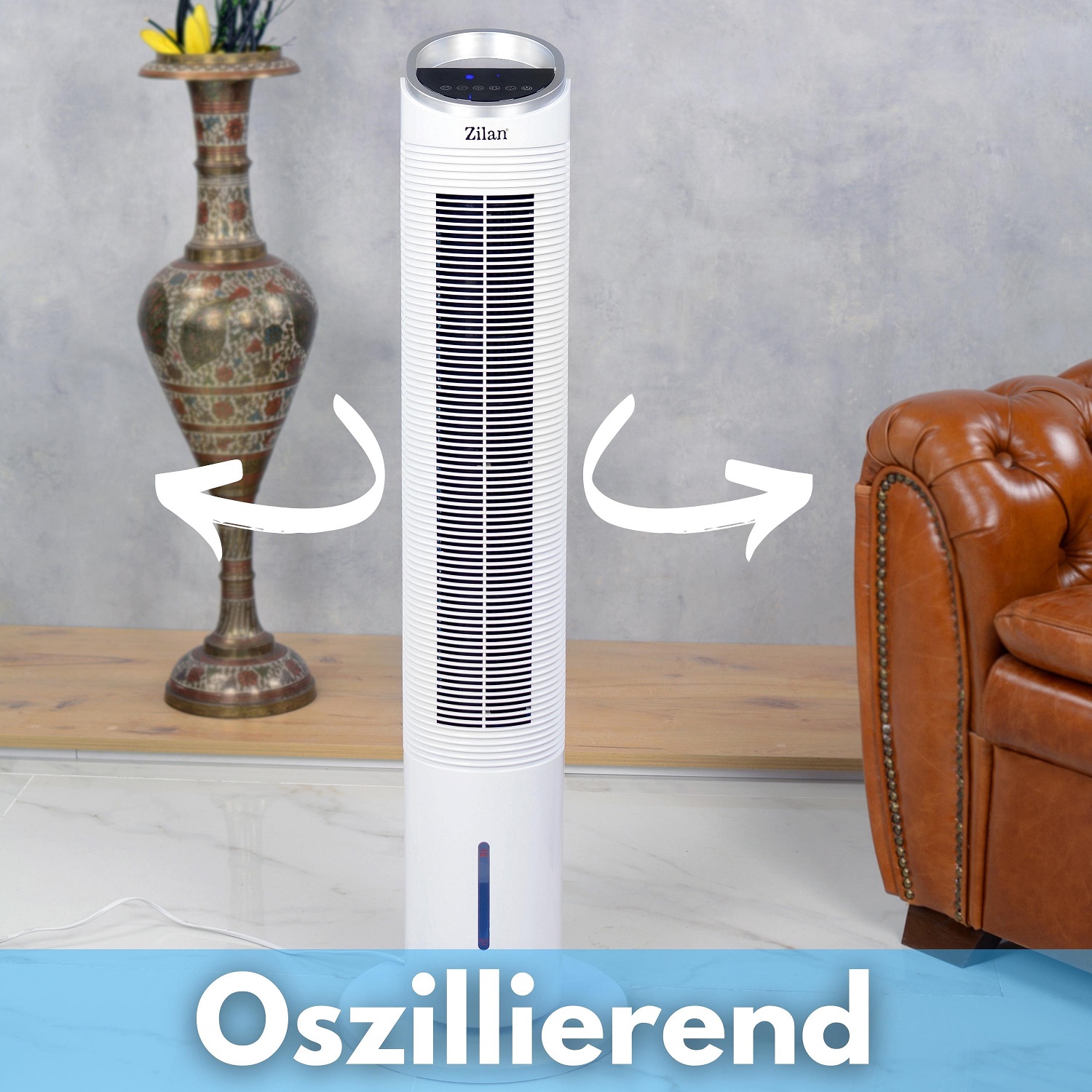 Zilan 3in1 Turmventilator | Luftkühler | Ionisator | 3 Stufen | WIFI Zilan 3in1 Turmventilator | Luftkühler | Ionisator | 3 Stufen | WIFI
