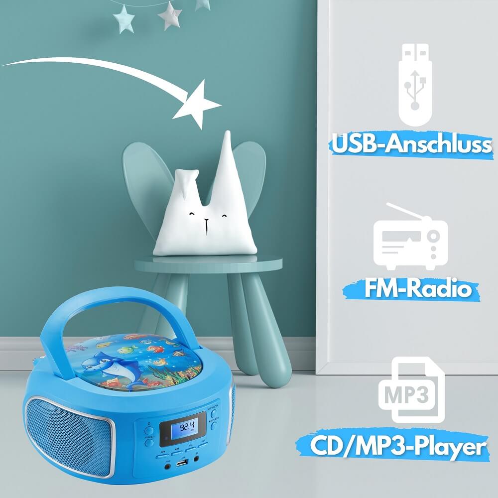 Cyberlux CL-930 CD-Player Blau