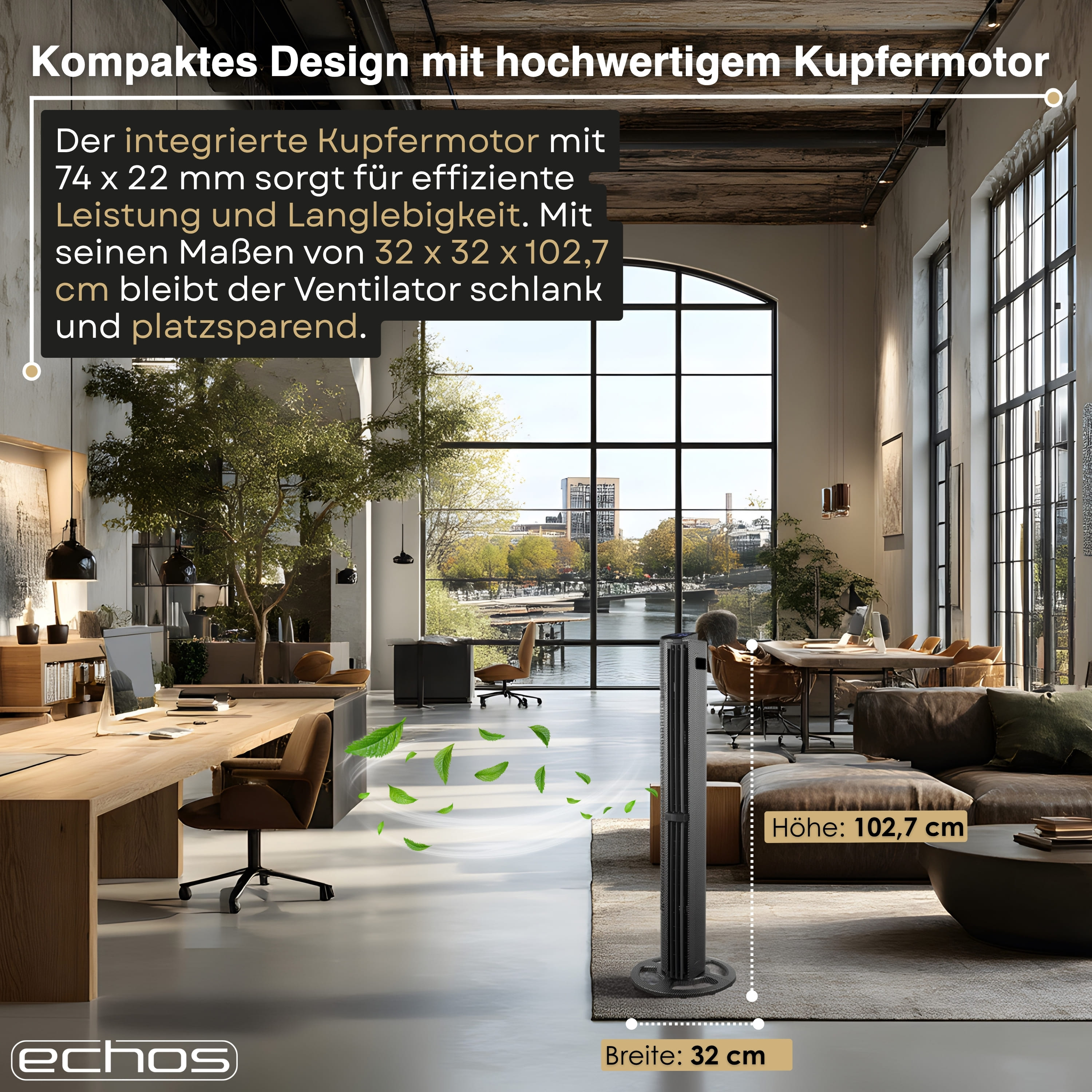 Echos Eco-1230  Turmventilator