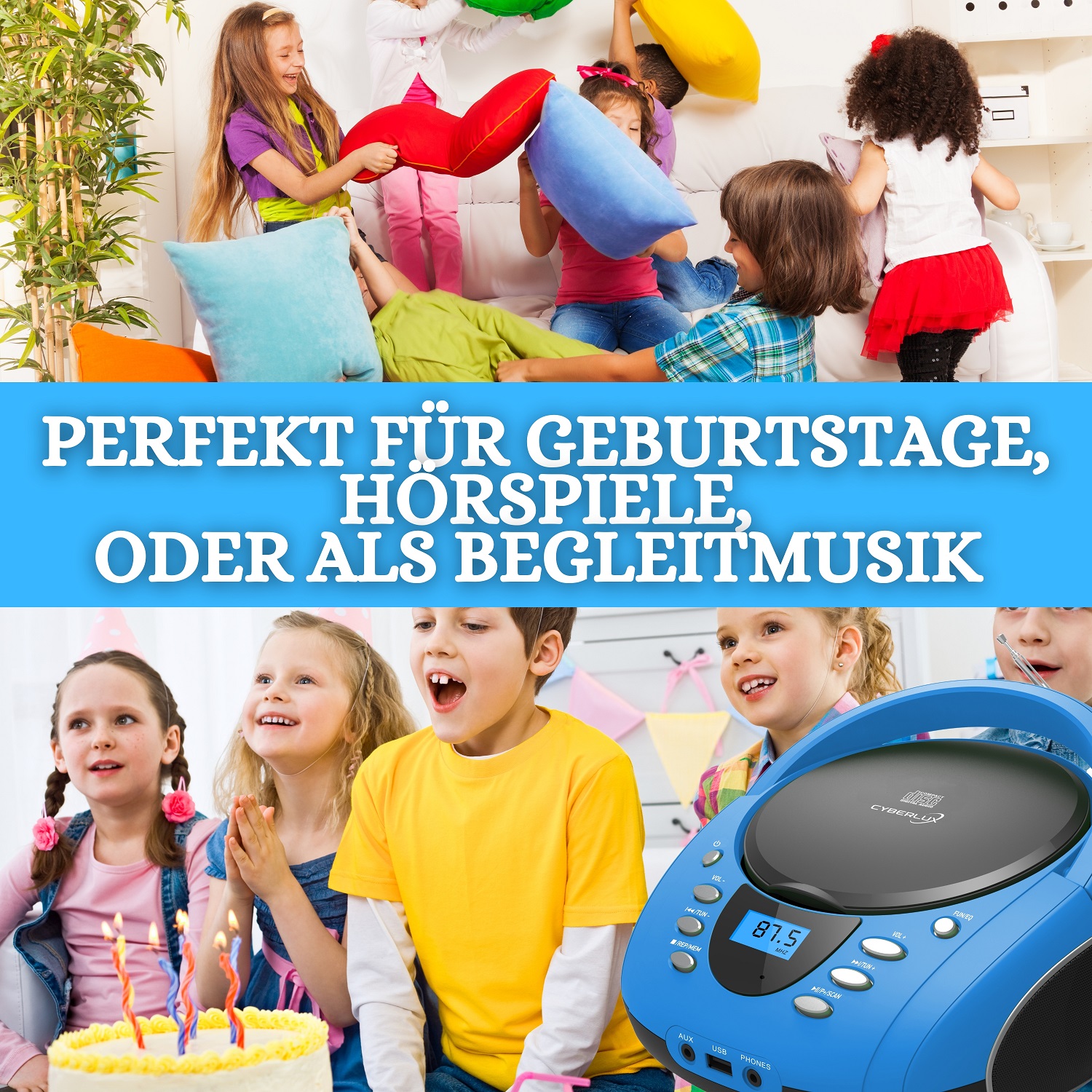 Cyberlux CL-710 CD-Player Blau Cyberlux CL-710 CD-Player Blau