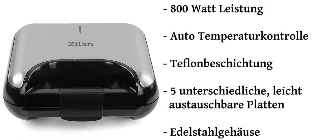 Zilan ZLN-3932 5in1 Sandwichmaker Zilan ZLN-3932 5in1 Sandwichmaker
