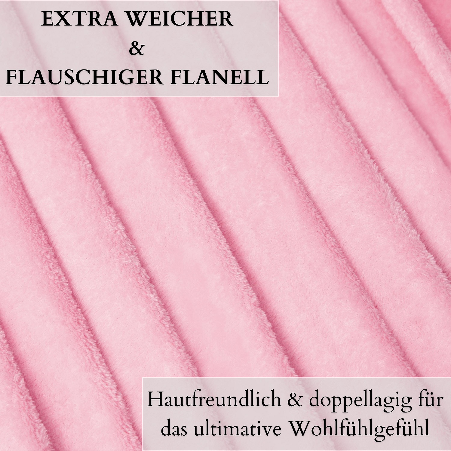 Ecosa EO-9513 Kuscheldecke 220*240cm Pink Ecosa EO-9513 Kuscheldecke 220*240cm Pink