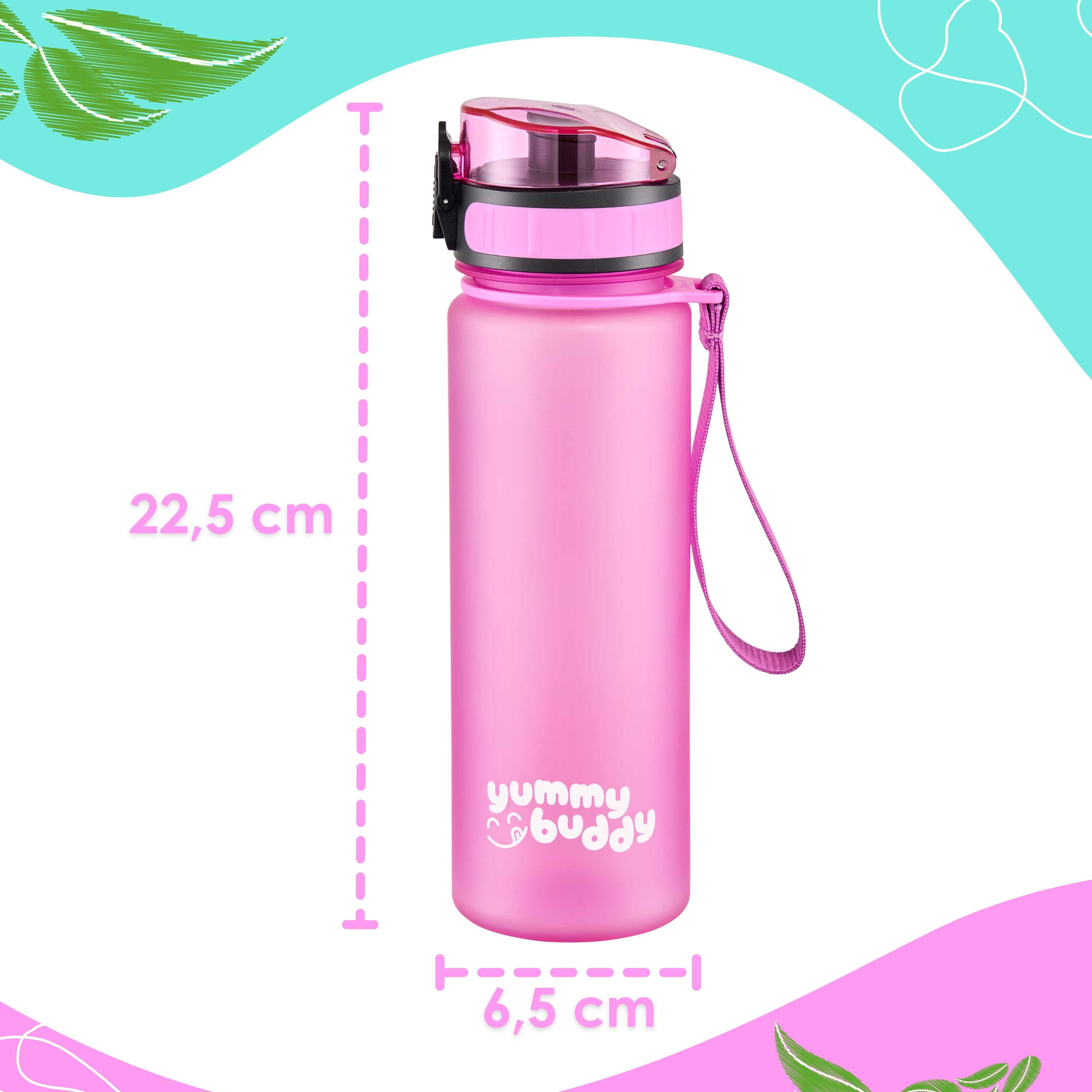 Ecosa EO-8192 Trinkflasche Pink Ecosa EO-8192 Trinkflasche Pink
