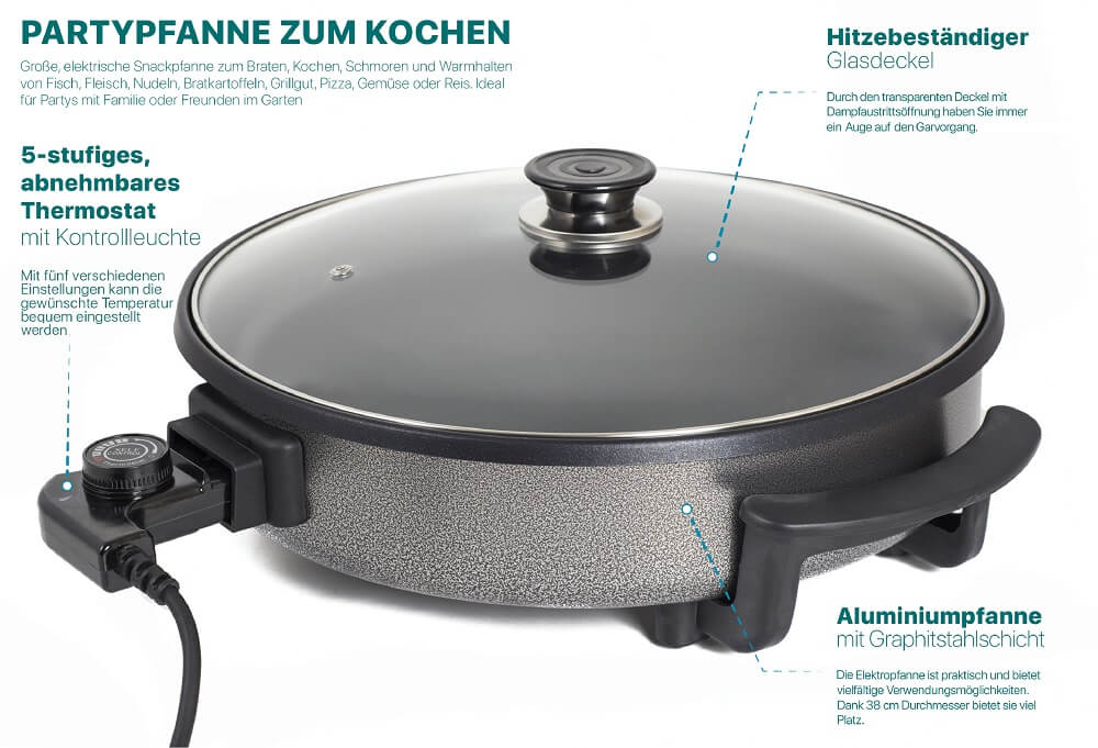 Zilan ZLN-7870 Pizzapfanne Zilan ZLN-7870 Pizzapfanne