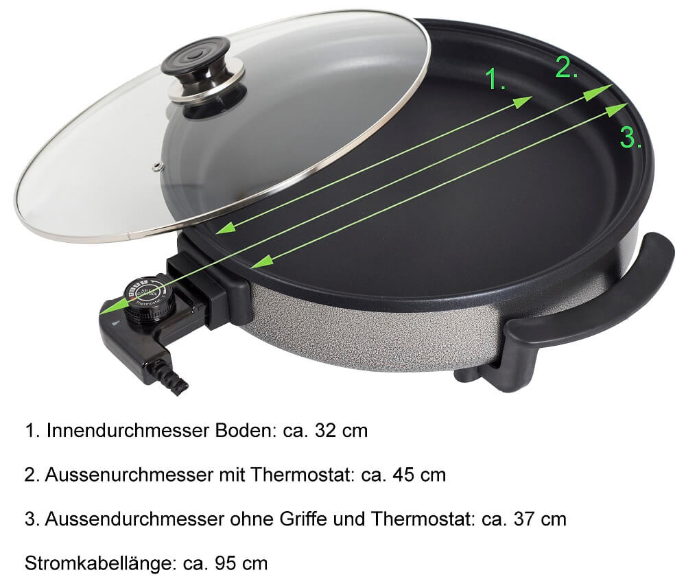 Zilan ZLN-7870 Pizzapfanne Zilan ZLN-7870 Pizzapfanne