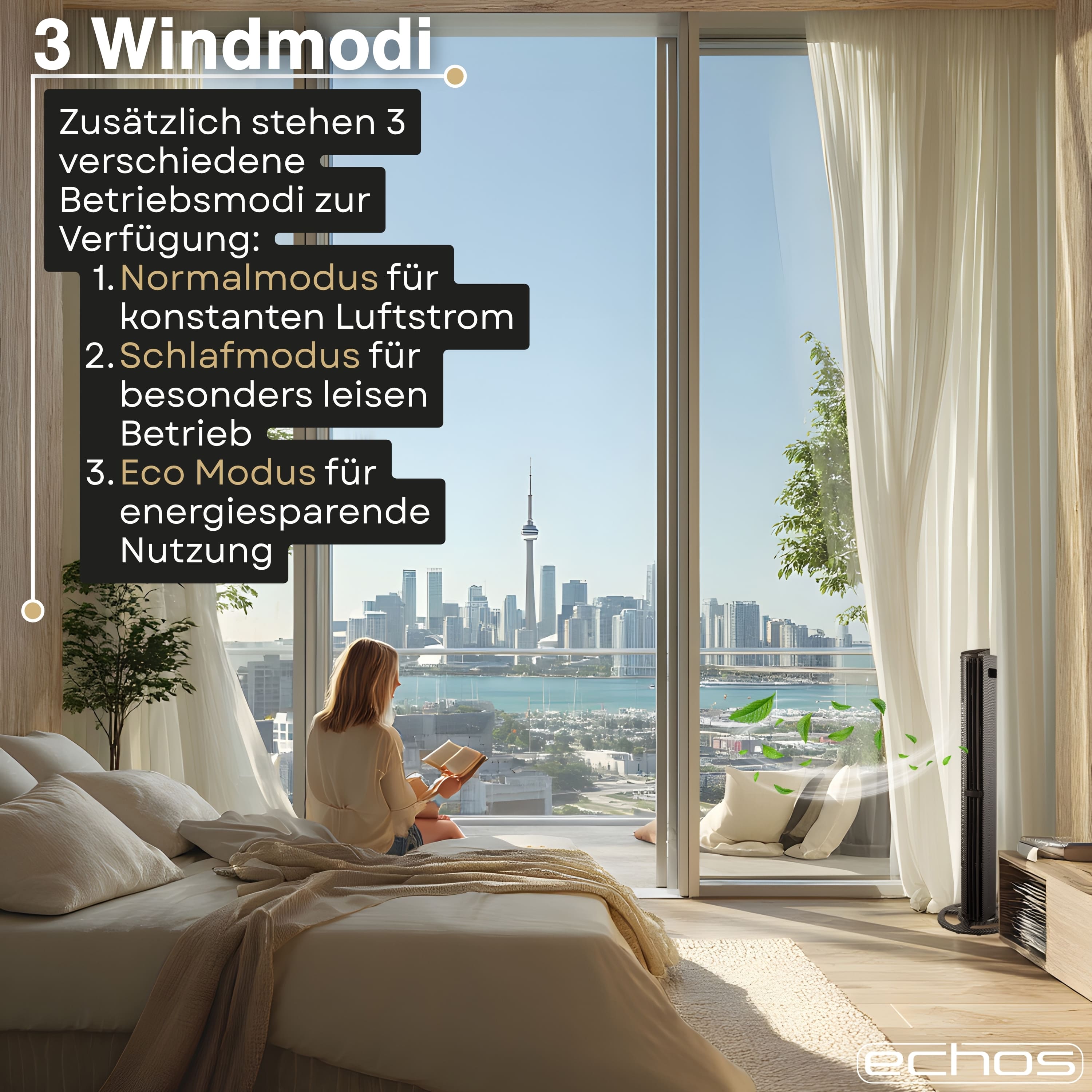 Echos Eco-1230  Turmventilator