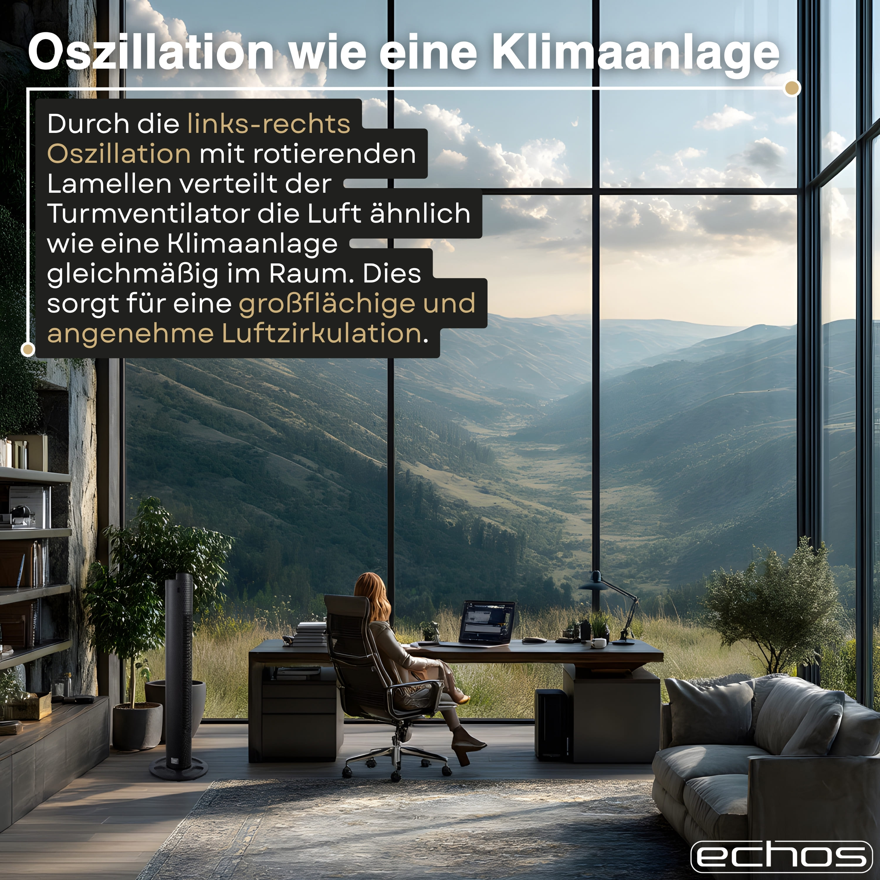 Echos Eco-1230  Turmventilator