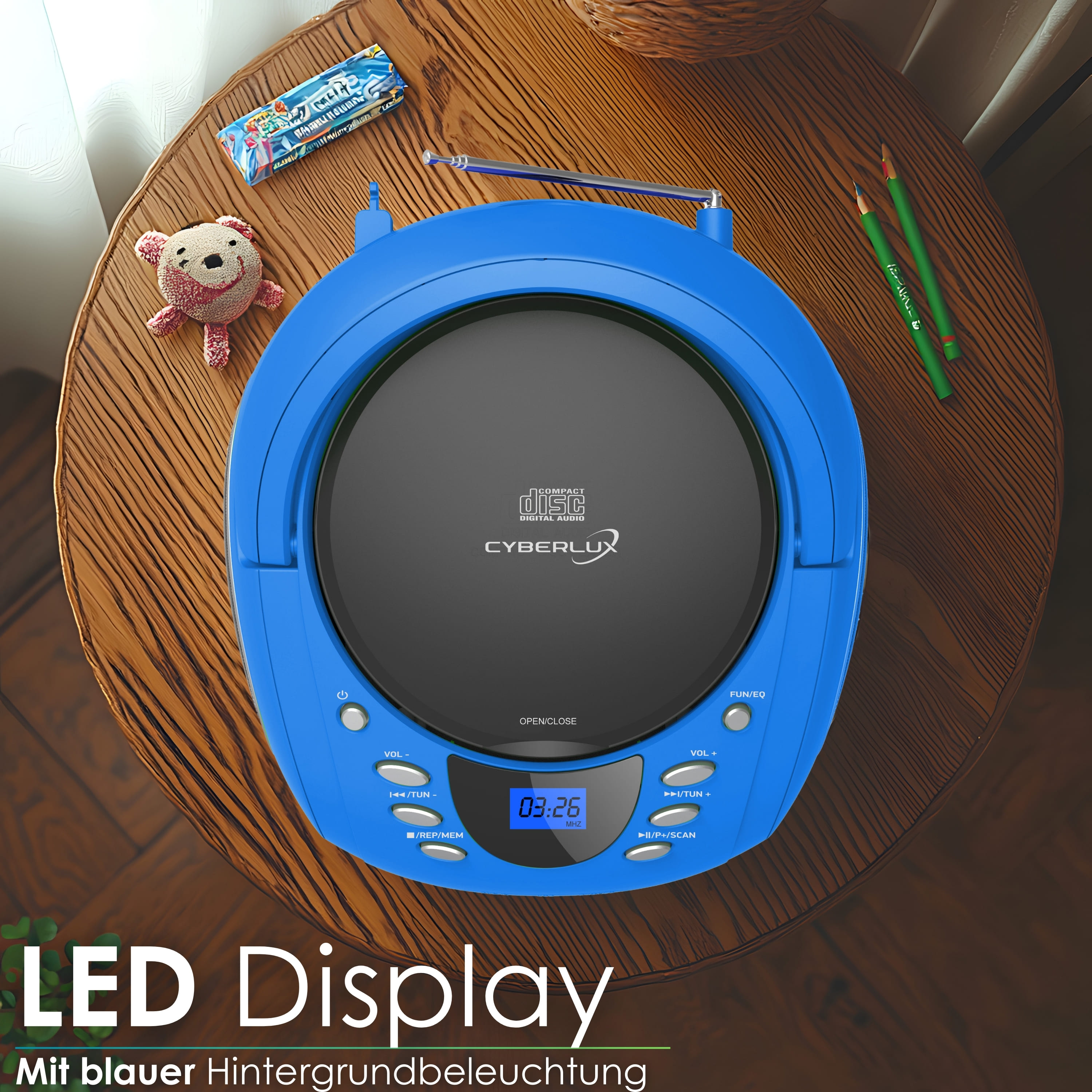 Cyberlux CL-710 CD-Player Blau Cyberlux CL-710 CD-Player Blau