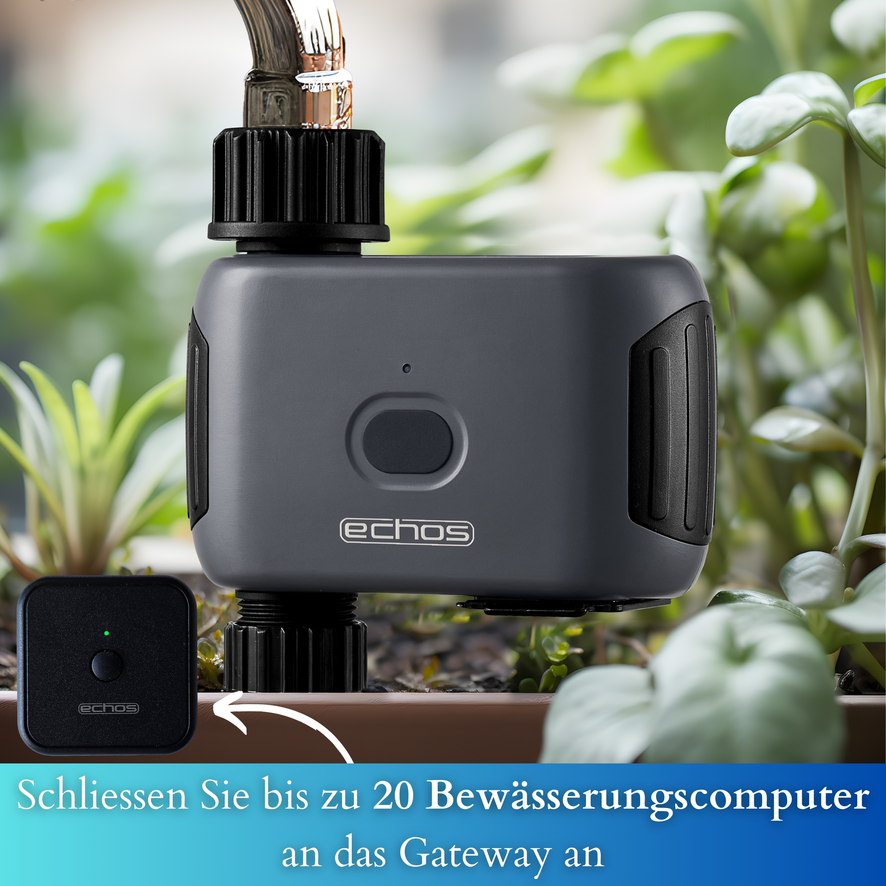 Echos Eco-4101 BT Bewässerungscomputer mit Gateway Echos Eco-4101 BT Bewässerungscomputer mit Gateway