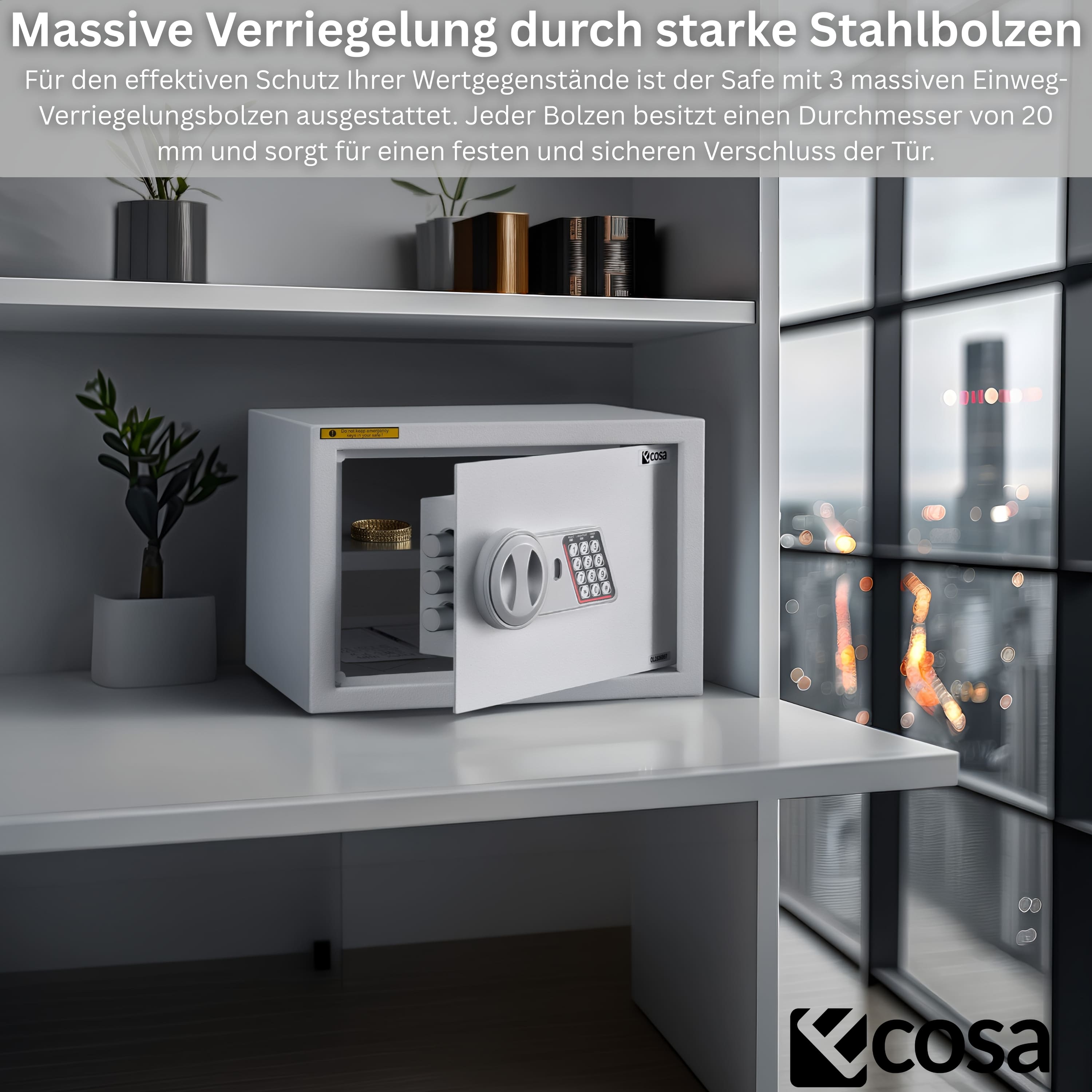 Ecosa EO-5061 Elektronikschloss