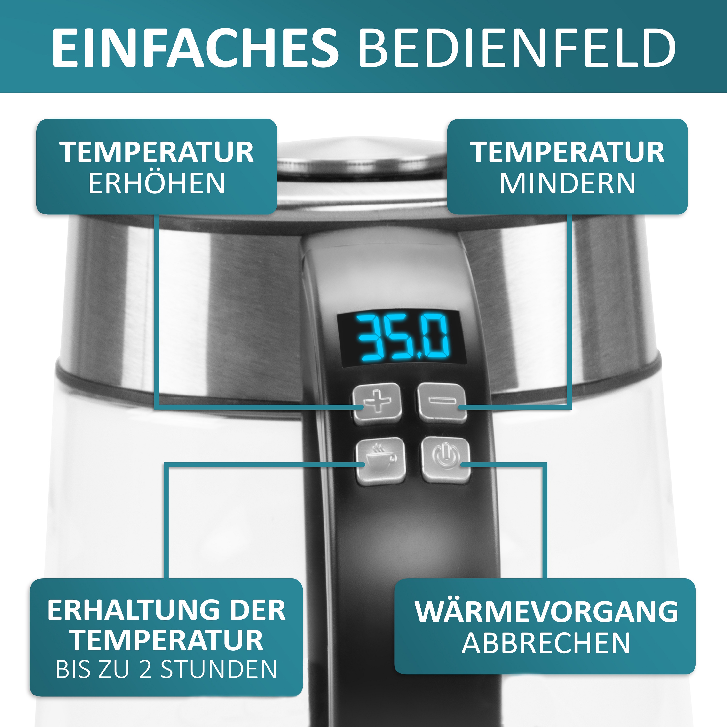 Ecosa EO-600 Wasserkocher