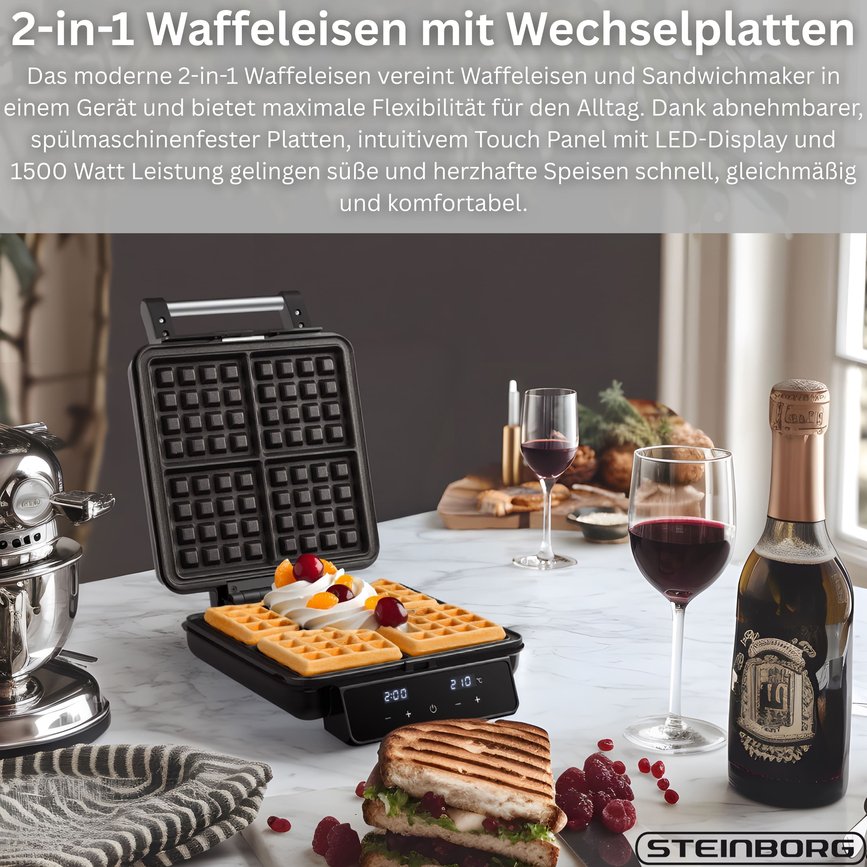 Steinborg SB-2241 Waffelmaker