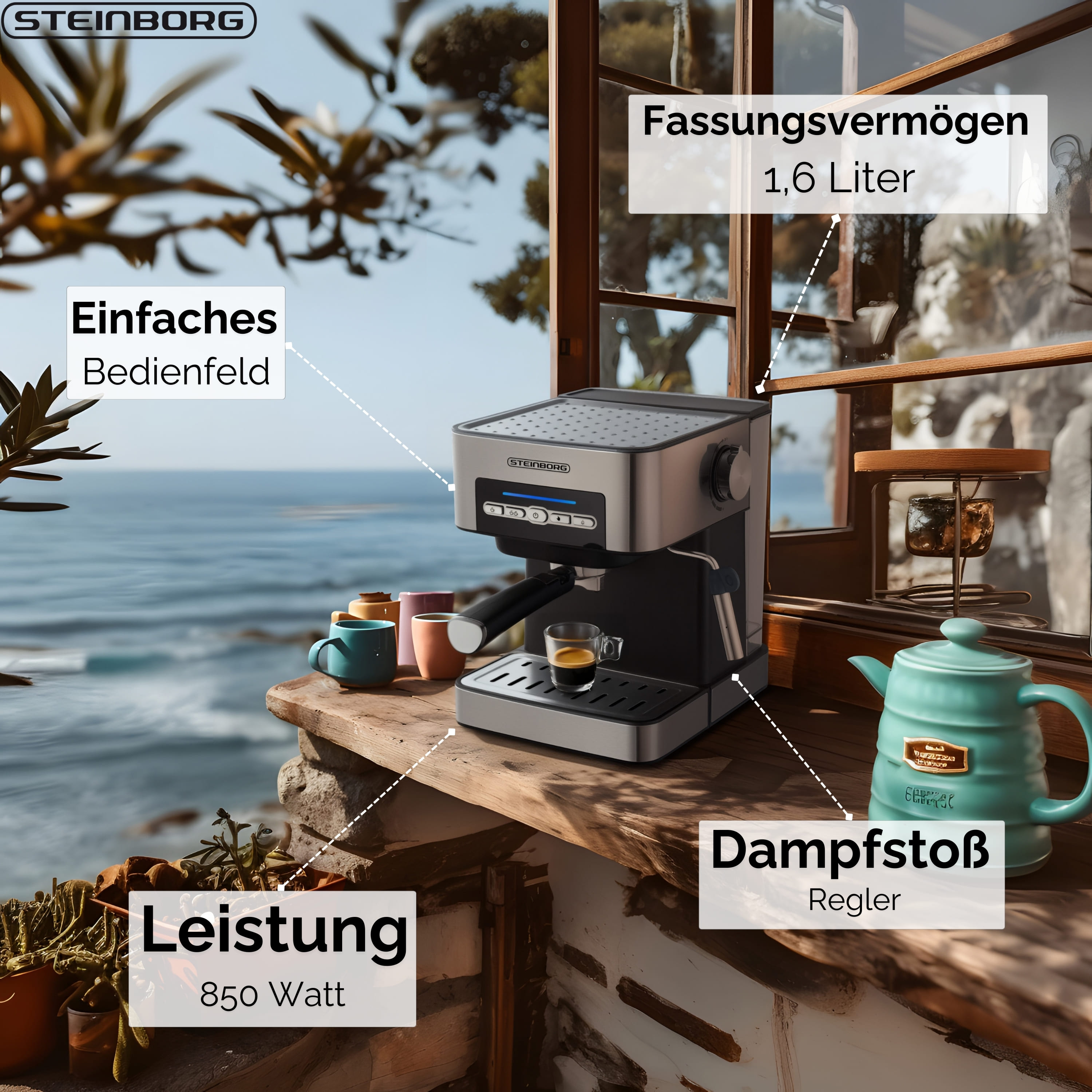 Steinborg SB-6040 Espressomaschine Steinborg SB-6040 Espressomaschine