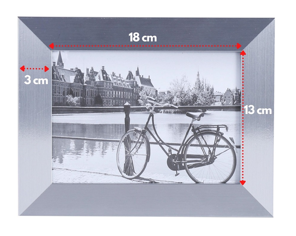 Ecosa EO-8111 Bilderrahmen 13x18 cm Silber Ecosa EO-8111 Bilderrahmen 13x18 cm Silber