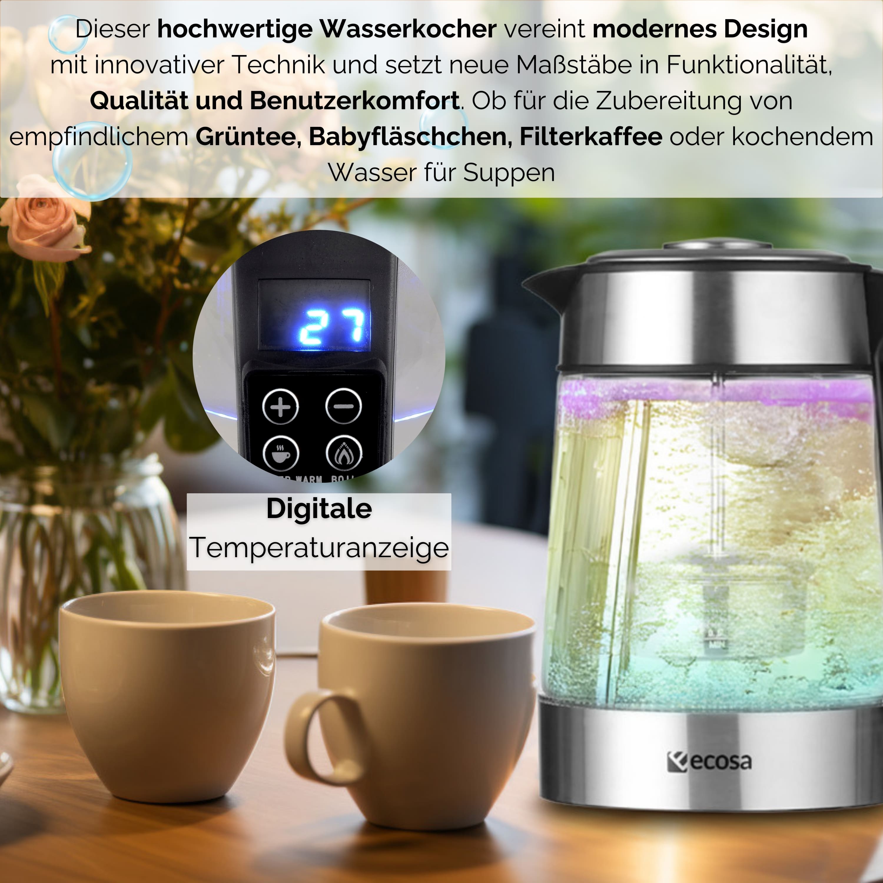 Ecosa EO-666 Wasserkocher