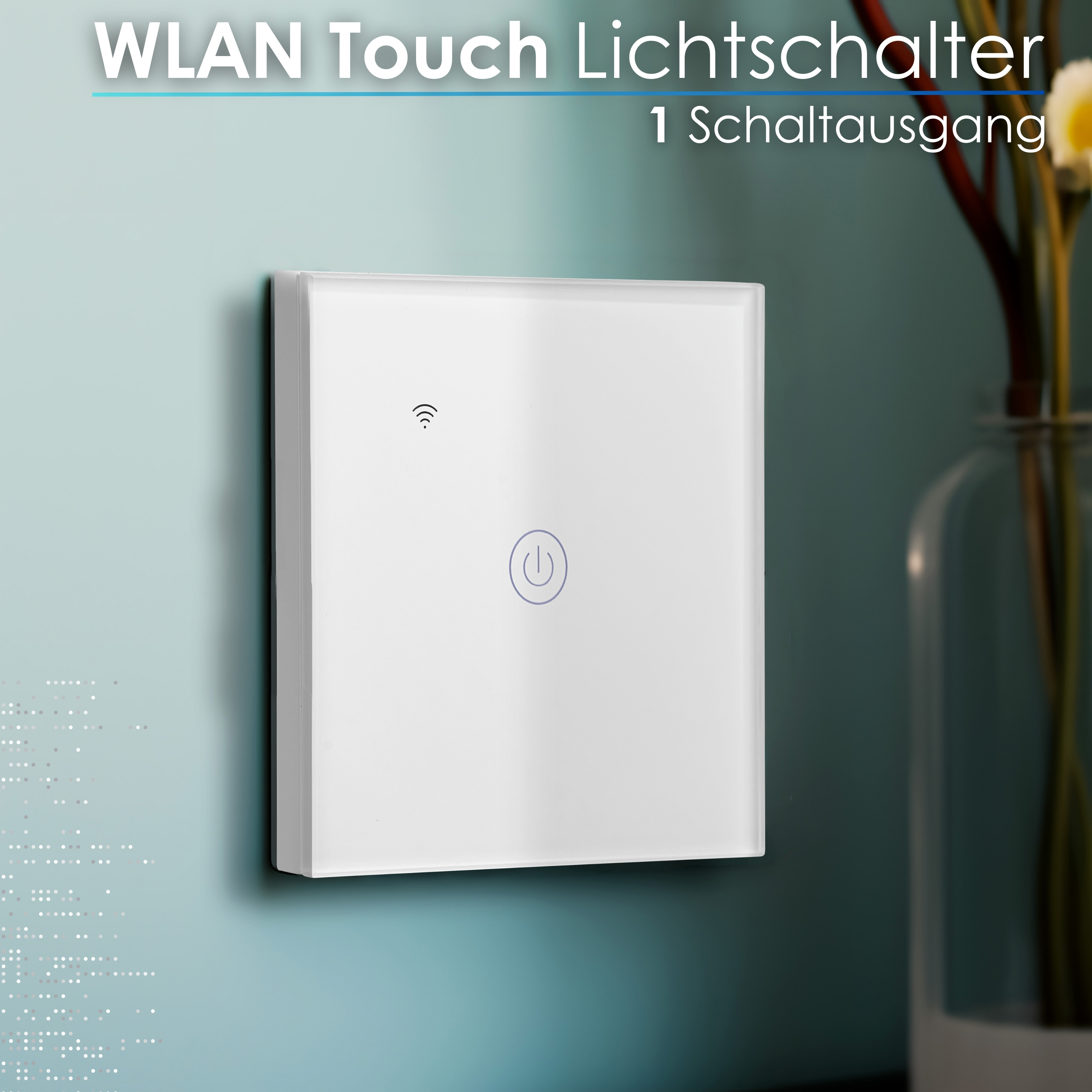 Echos Eco-4150 1er WLAN Touch-Lichtschalter