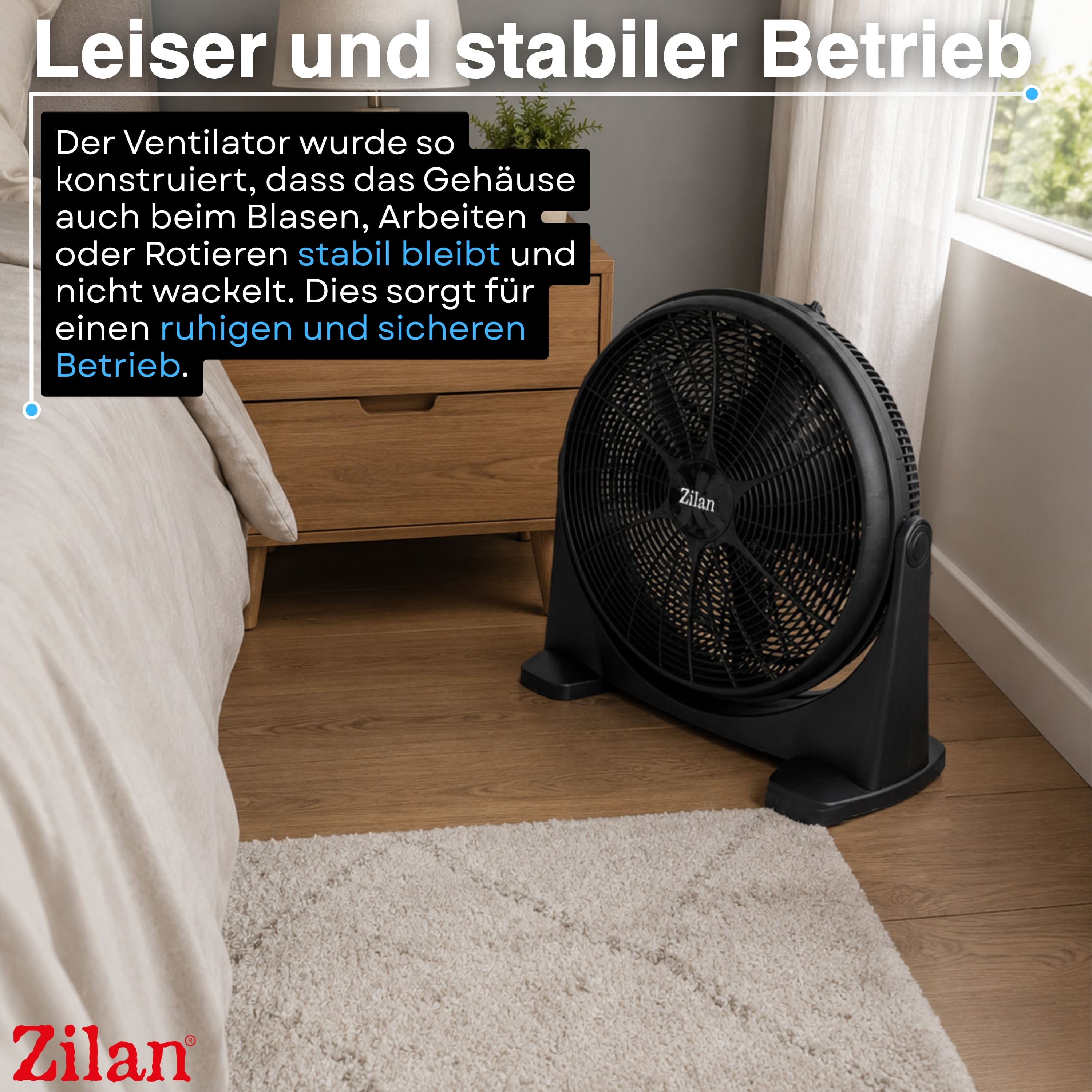 Zilan ZLN-2362 Bodenventilator