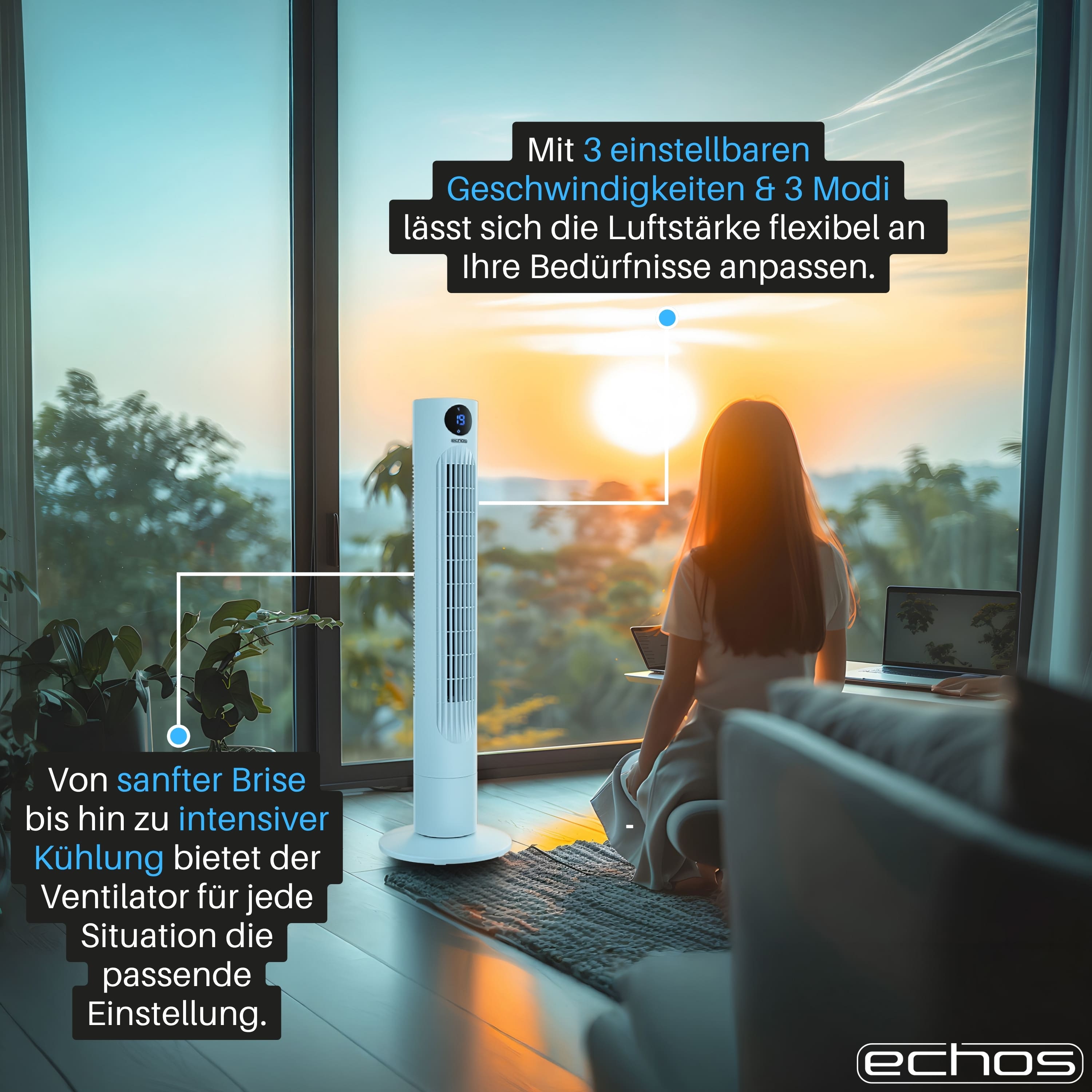 Echos Eco-119 Turmventilator