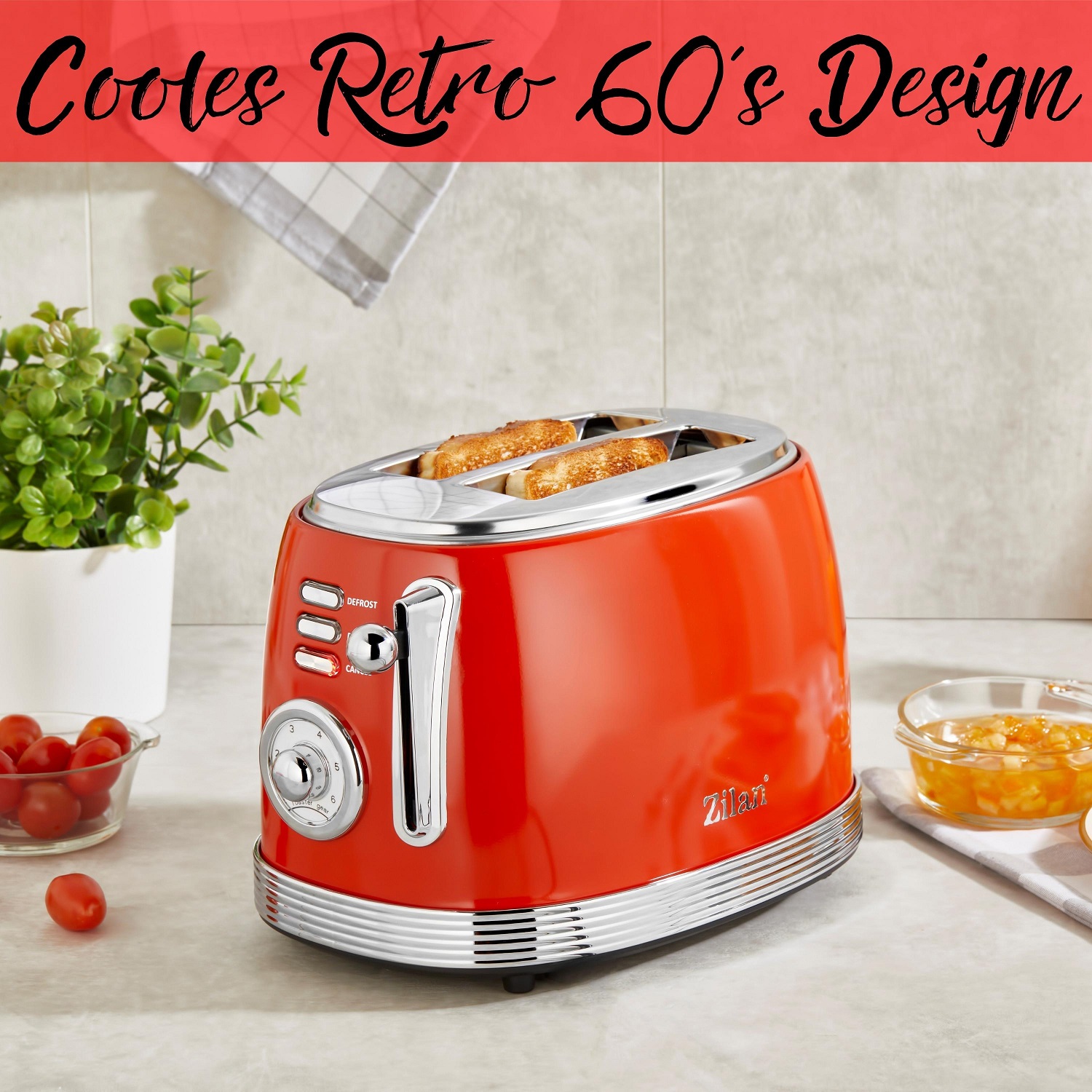 Zilan ZLN-7040 Retro Toaster