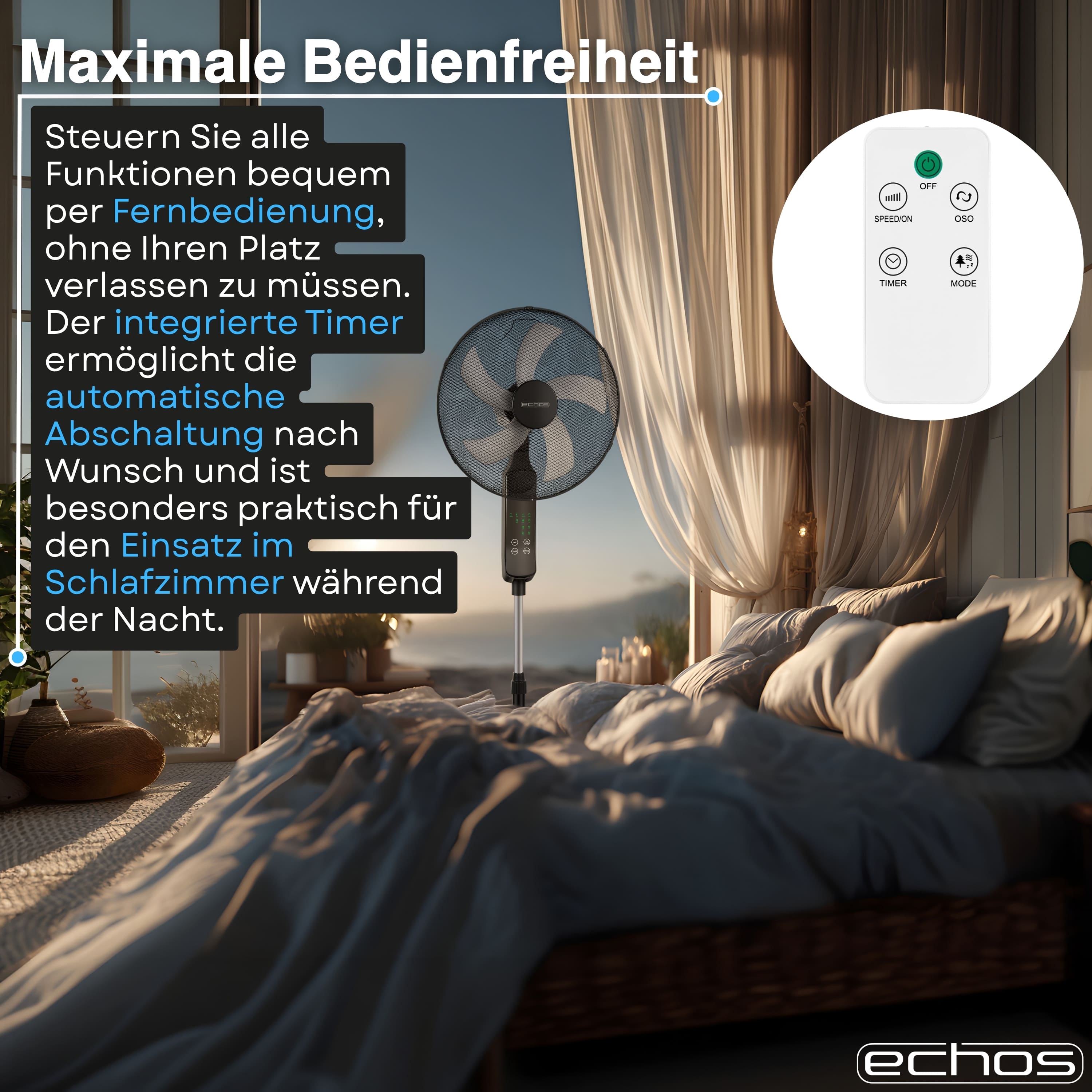 Echos Eco-1240 Standventilator