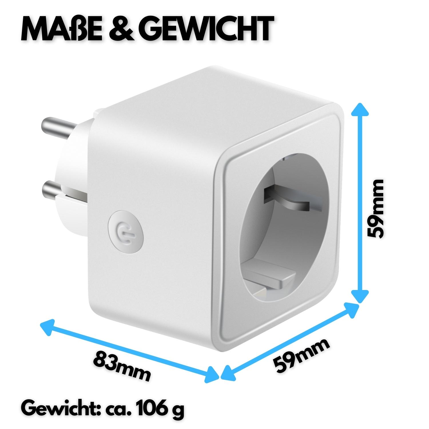 Echos Eco-4060 WLAN-Steckdose 4er Echos Eco-4063 WLAN-Steckdose 3er