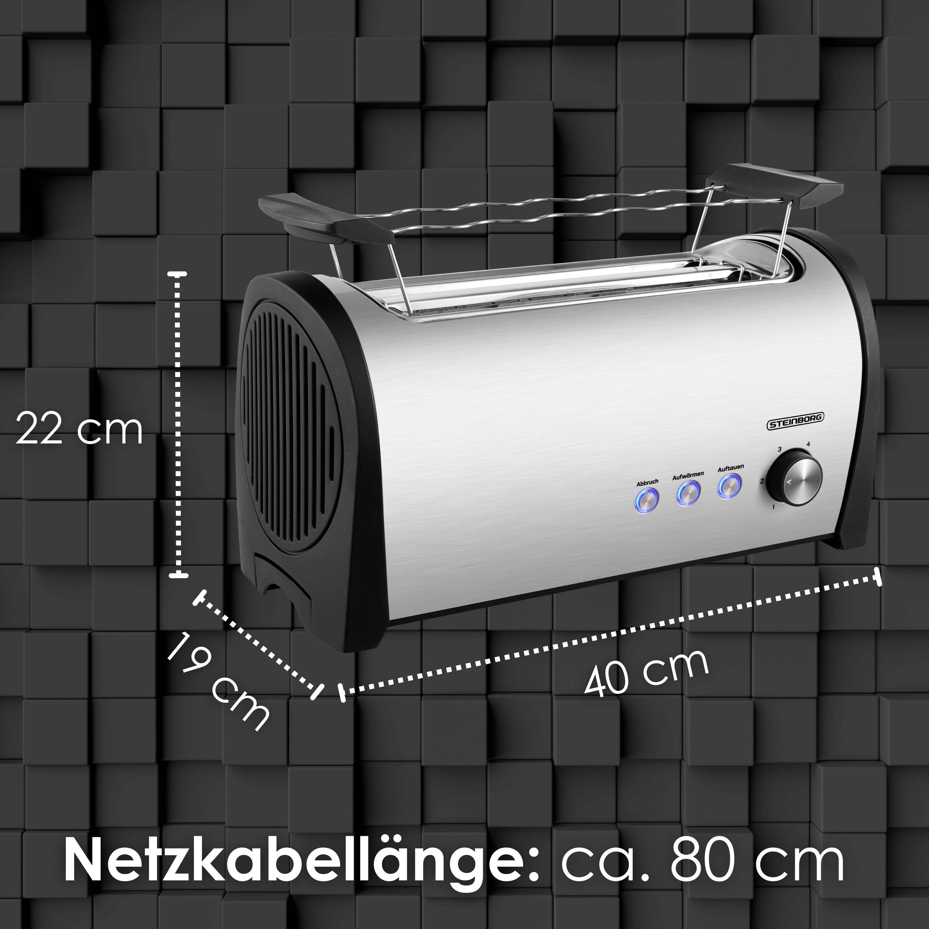 Steinborg SB-2213 Toaster 2 lang Silce