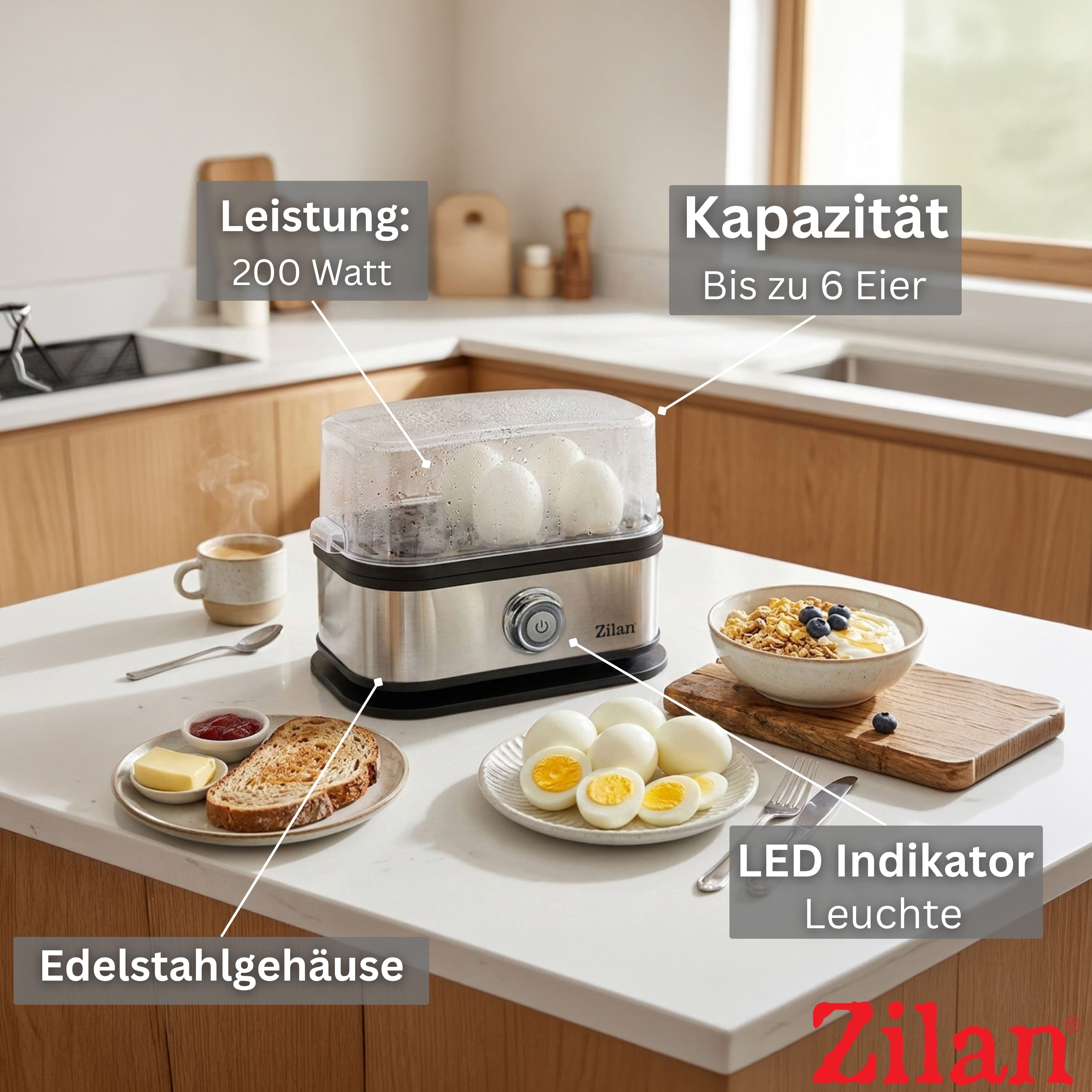 Zilan ZLN-4109 Eierkocher