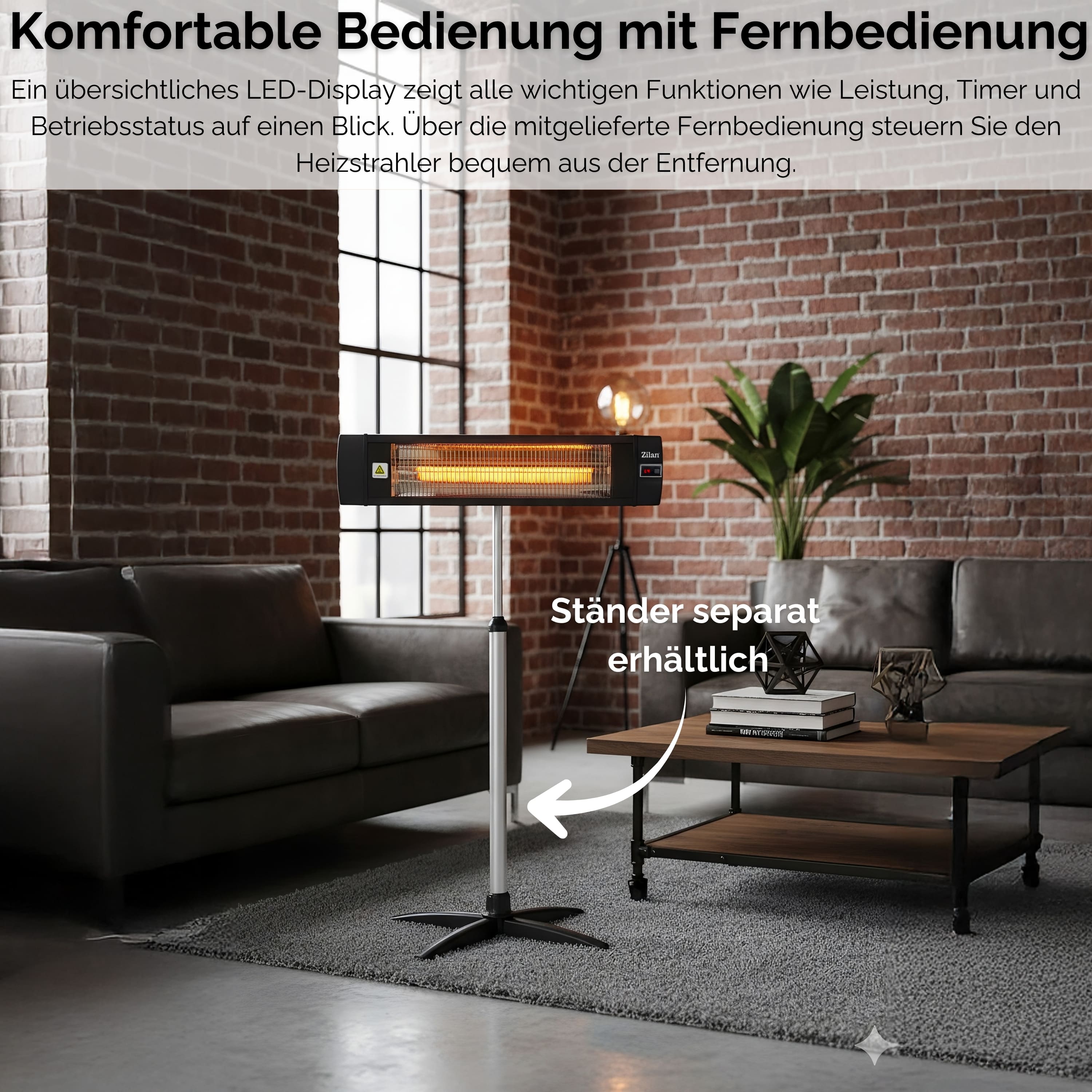 Zilan ZLN-1624 Karbon Heizstrahler