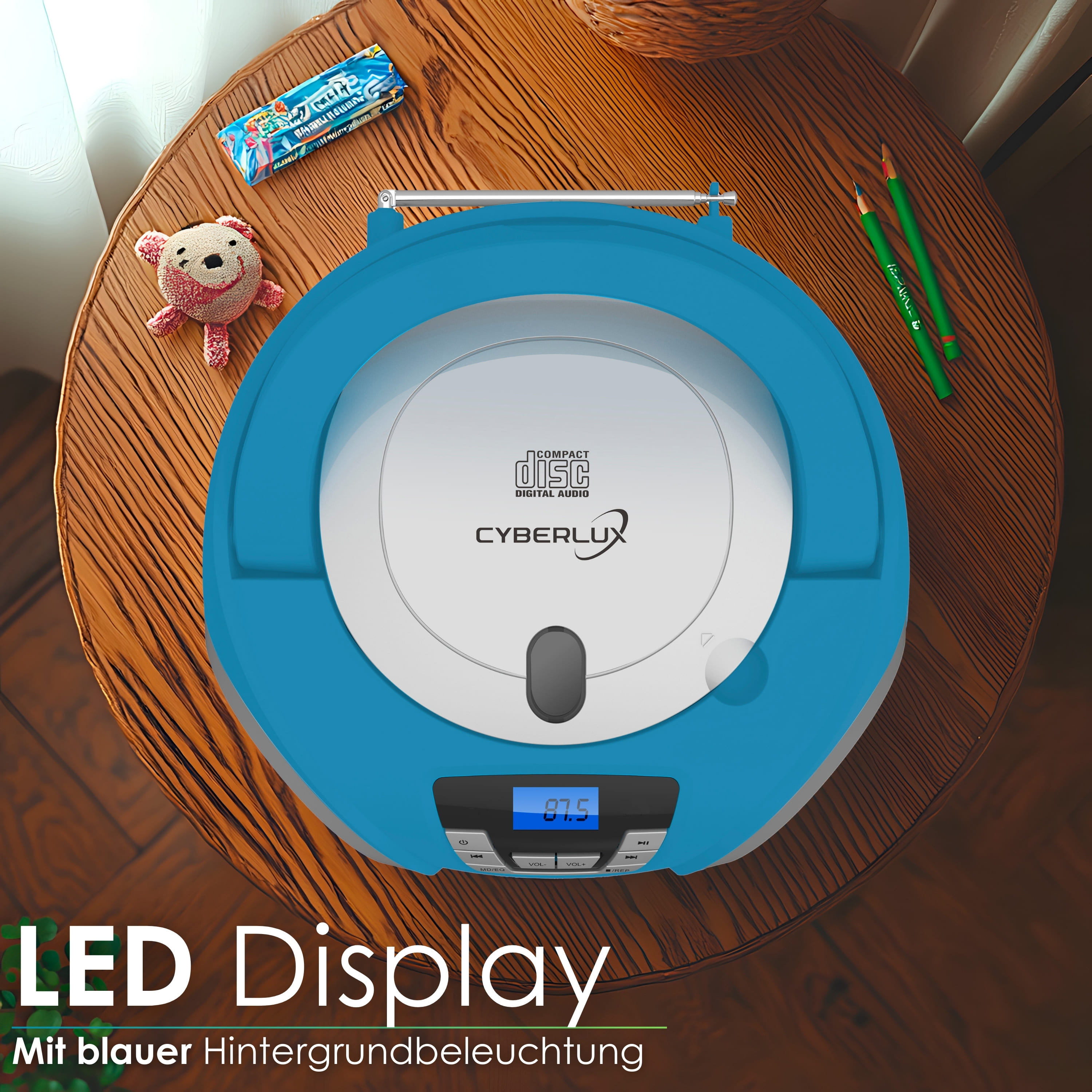 Cyberlux CL-900 CD-Player Blau Cyberlux CL-900 CD-Player Blau