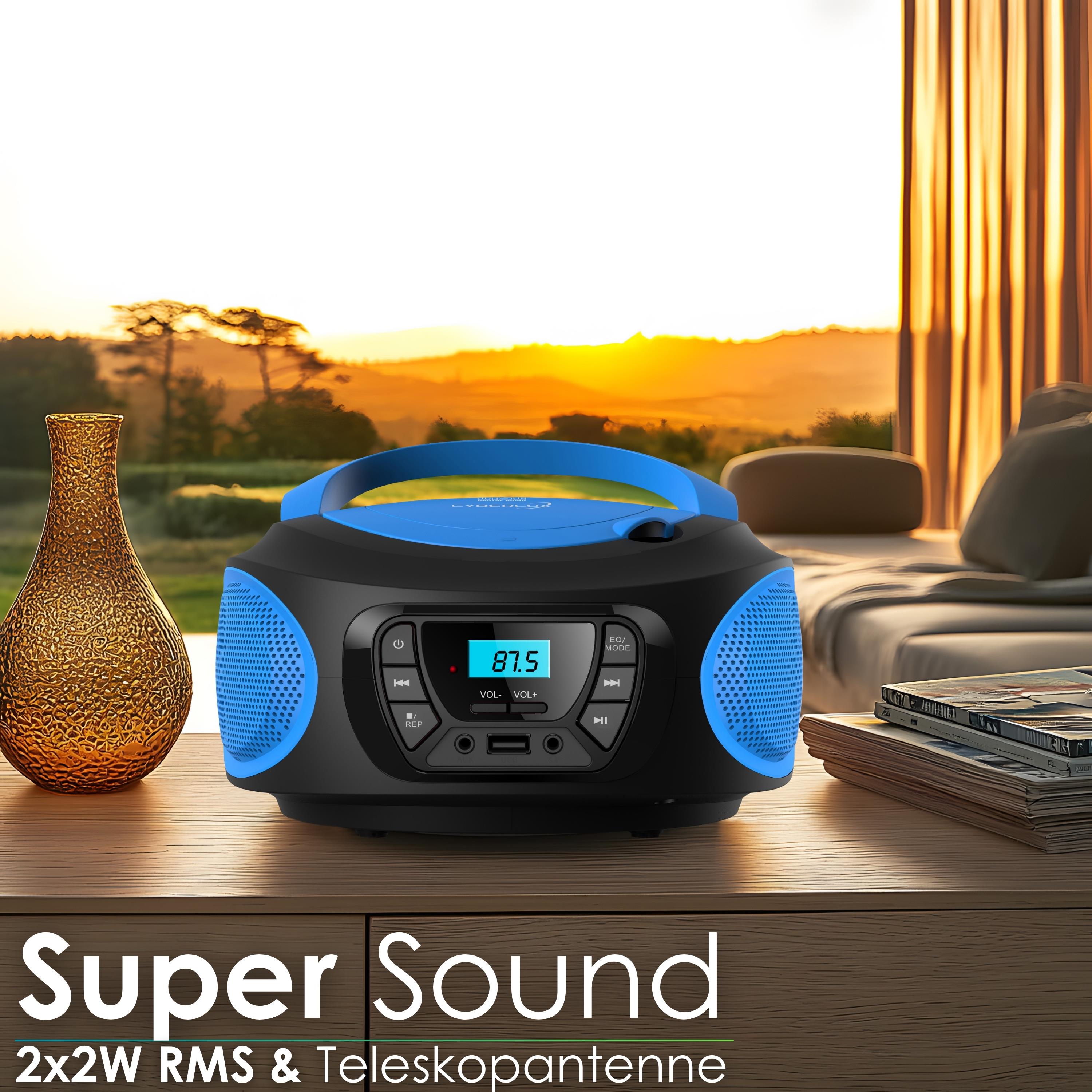 Cyberlux CL-610 CD-Player Blau Cyberlux CL-610 CD-Player Blau