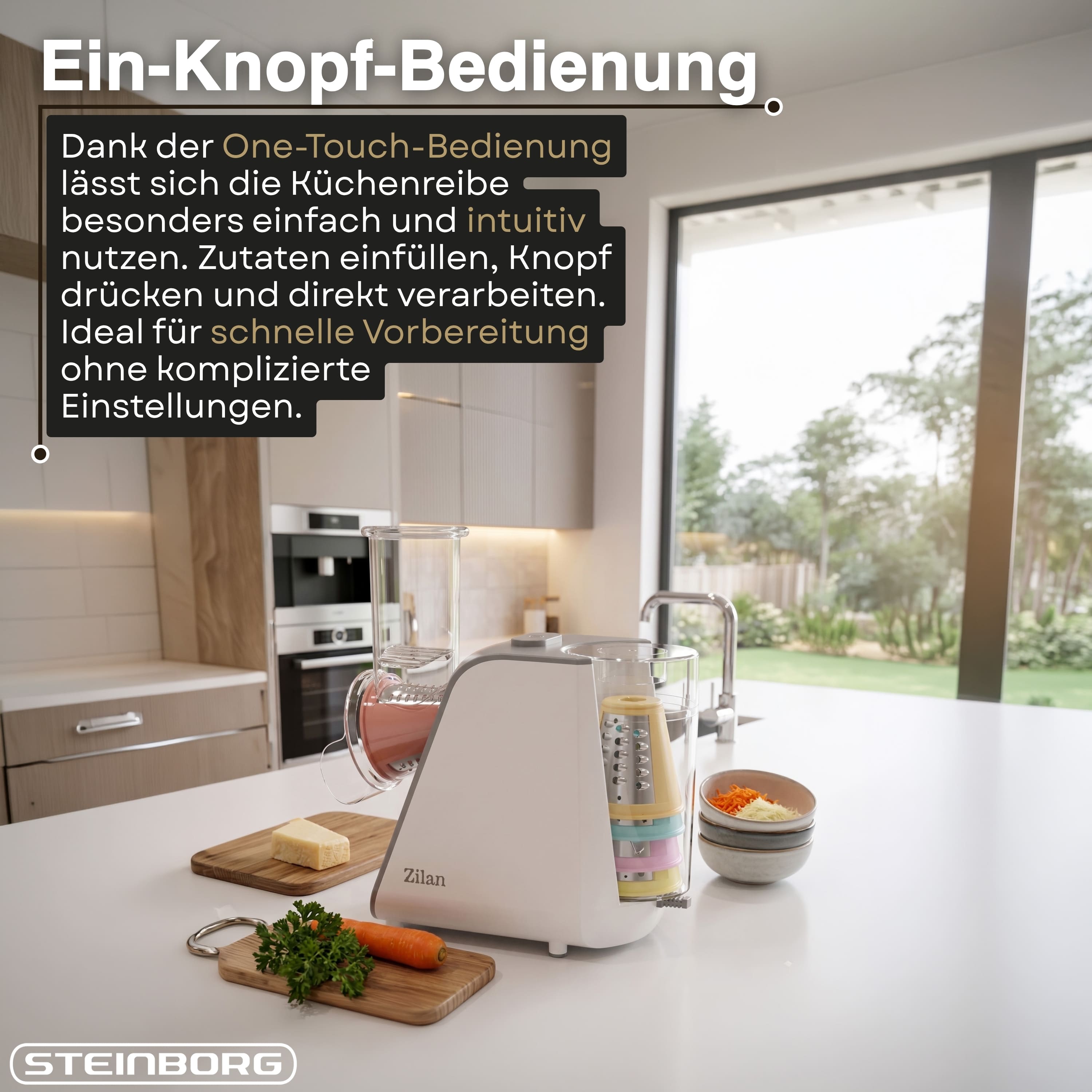 Zilan ZLN-2778 Elektrischer Gemüsehobel