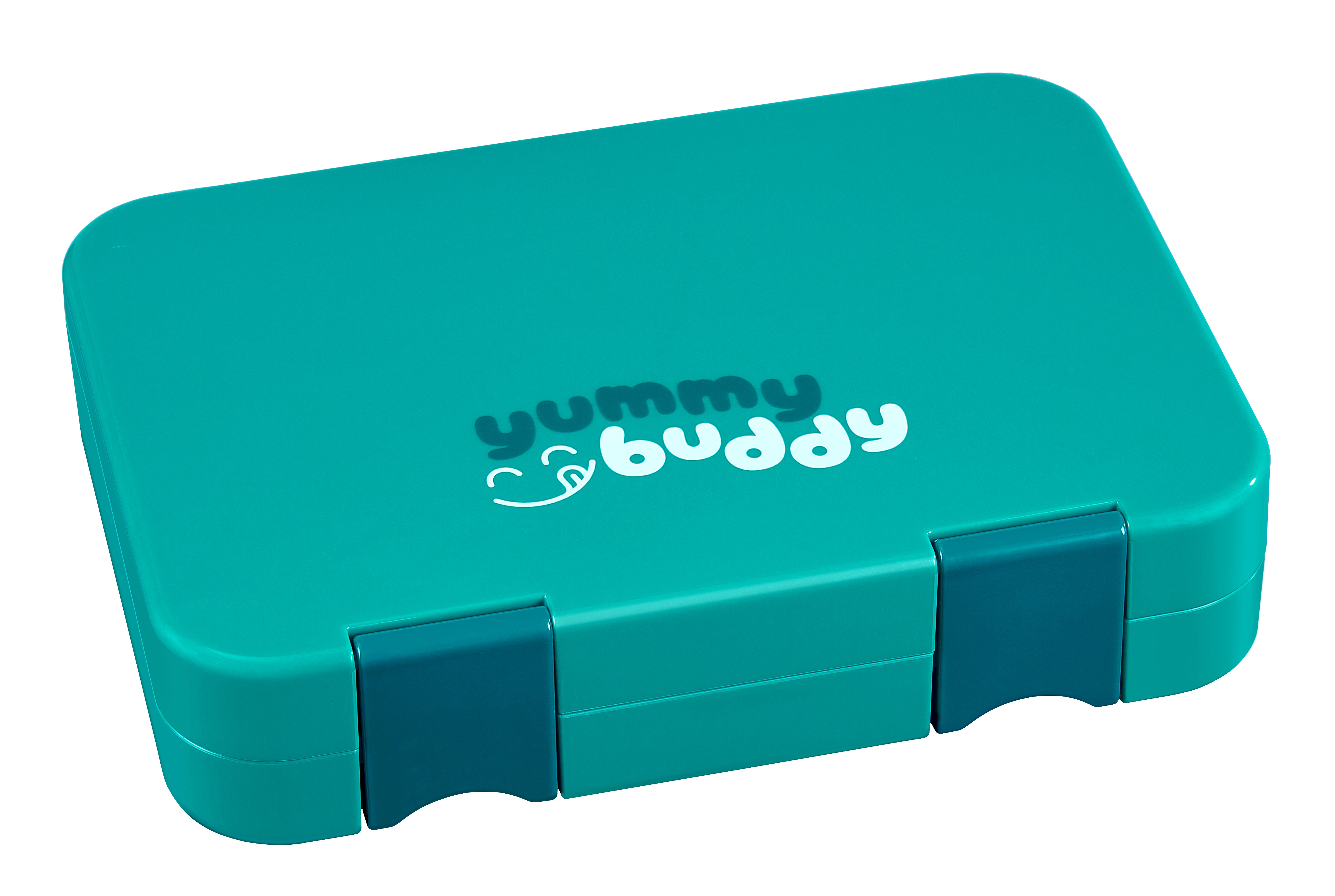 Ecosa yummy buddy Kinder Snackbox mit Fächern Petrol
