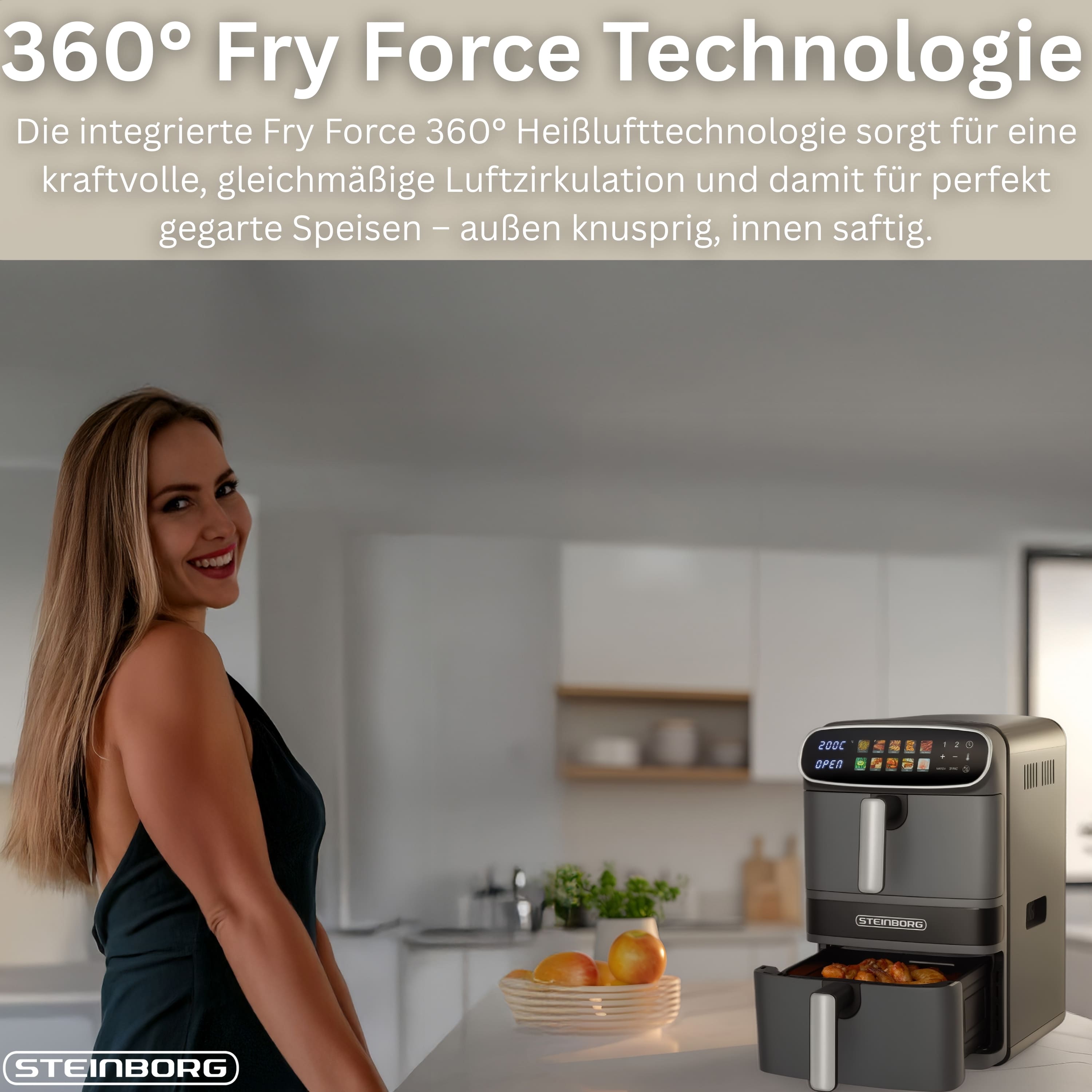 Steinborg SB-3160 Heißluftfritteuse