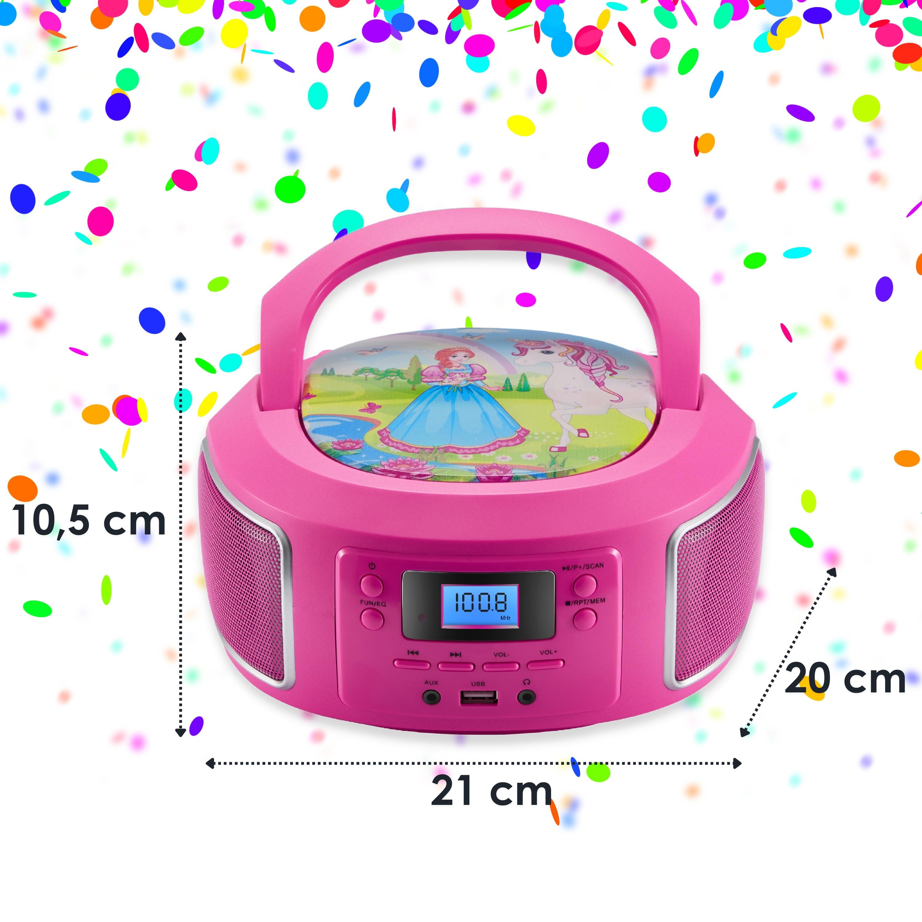 Cyberlux CL-960 CD-Player Pink Cyberlux CL-960 CD-Player Pink
