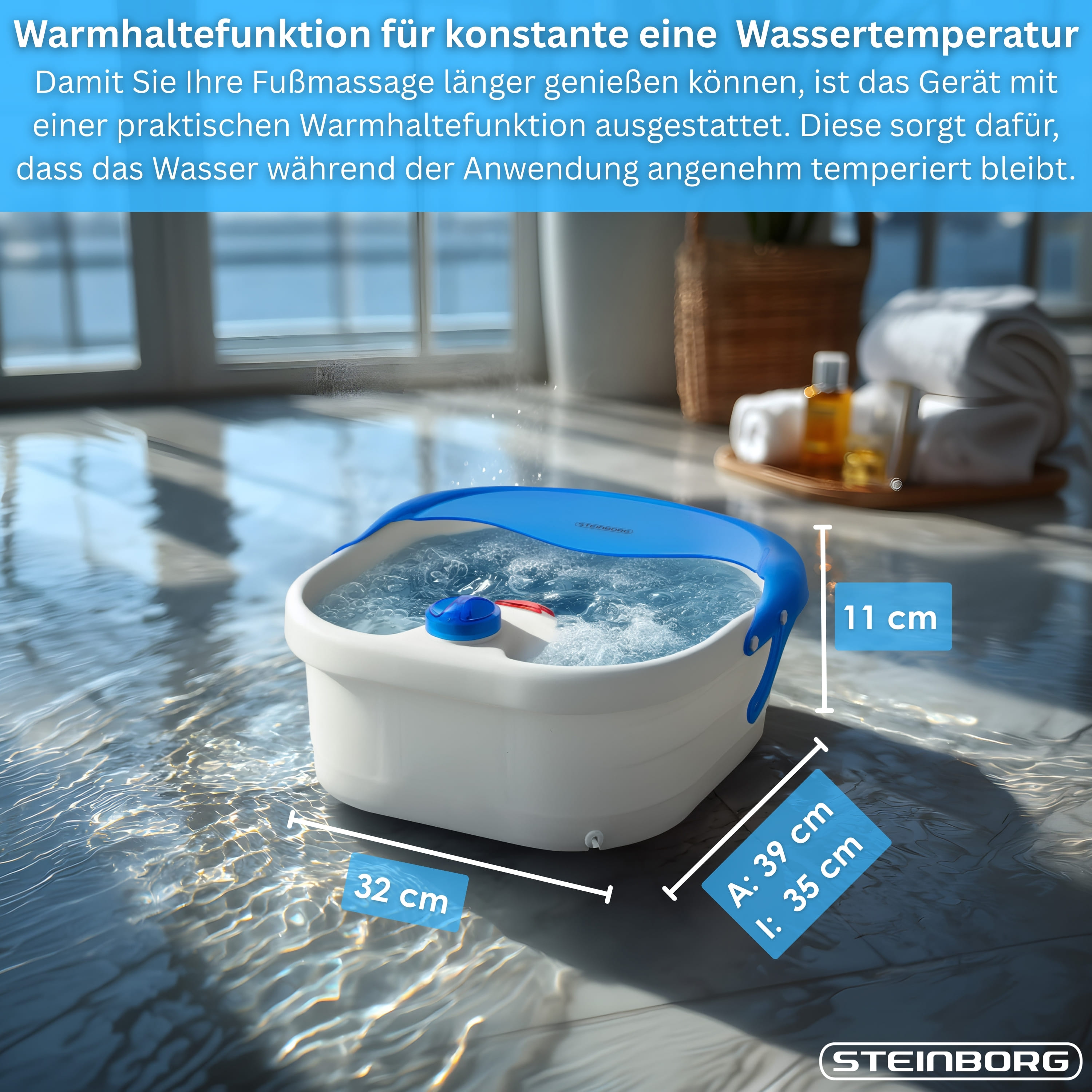 Steinborg SB-1050 Fußsprudelbad