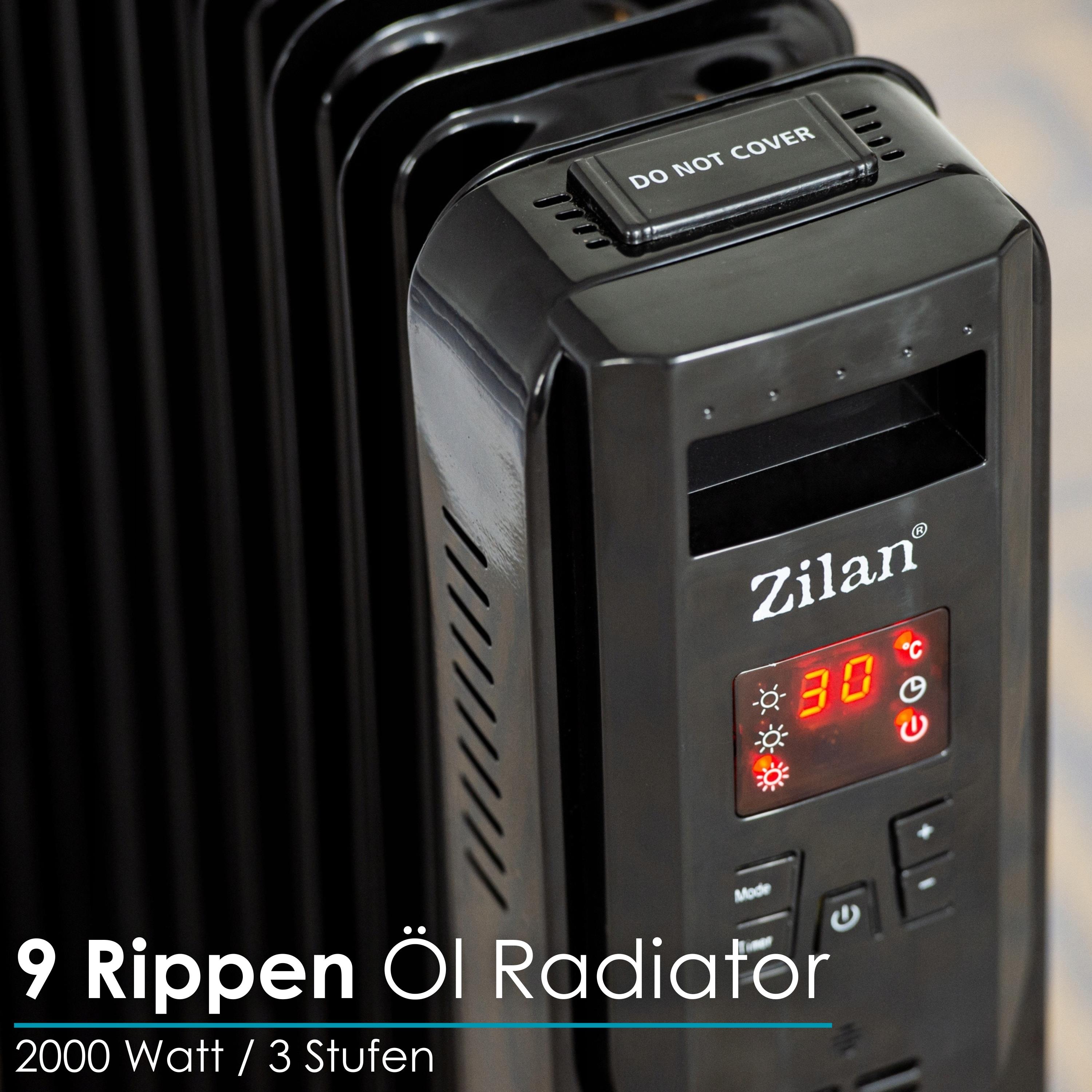 Zilan ZLN-3031 Radiator 9 Rippen m. Display