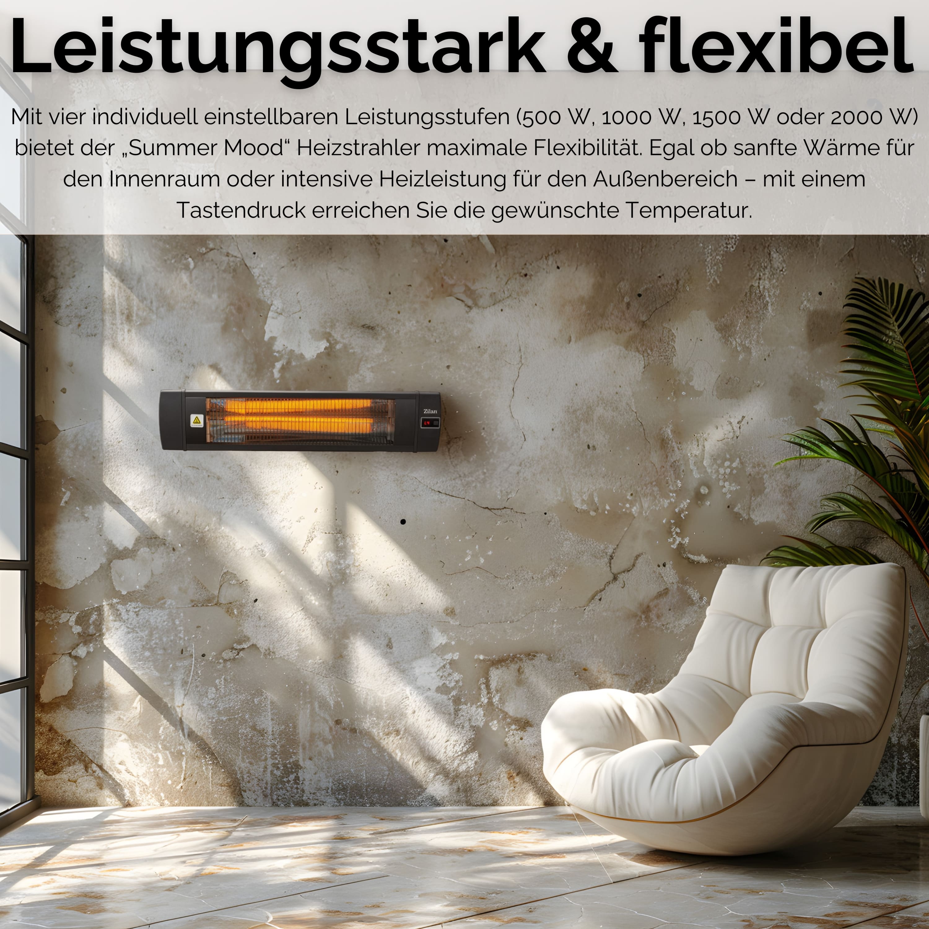 Zilan ZLN-1624 Karbon Heizstrahler