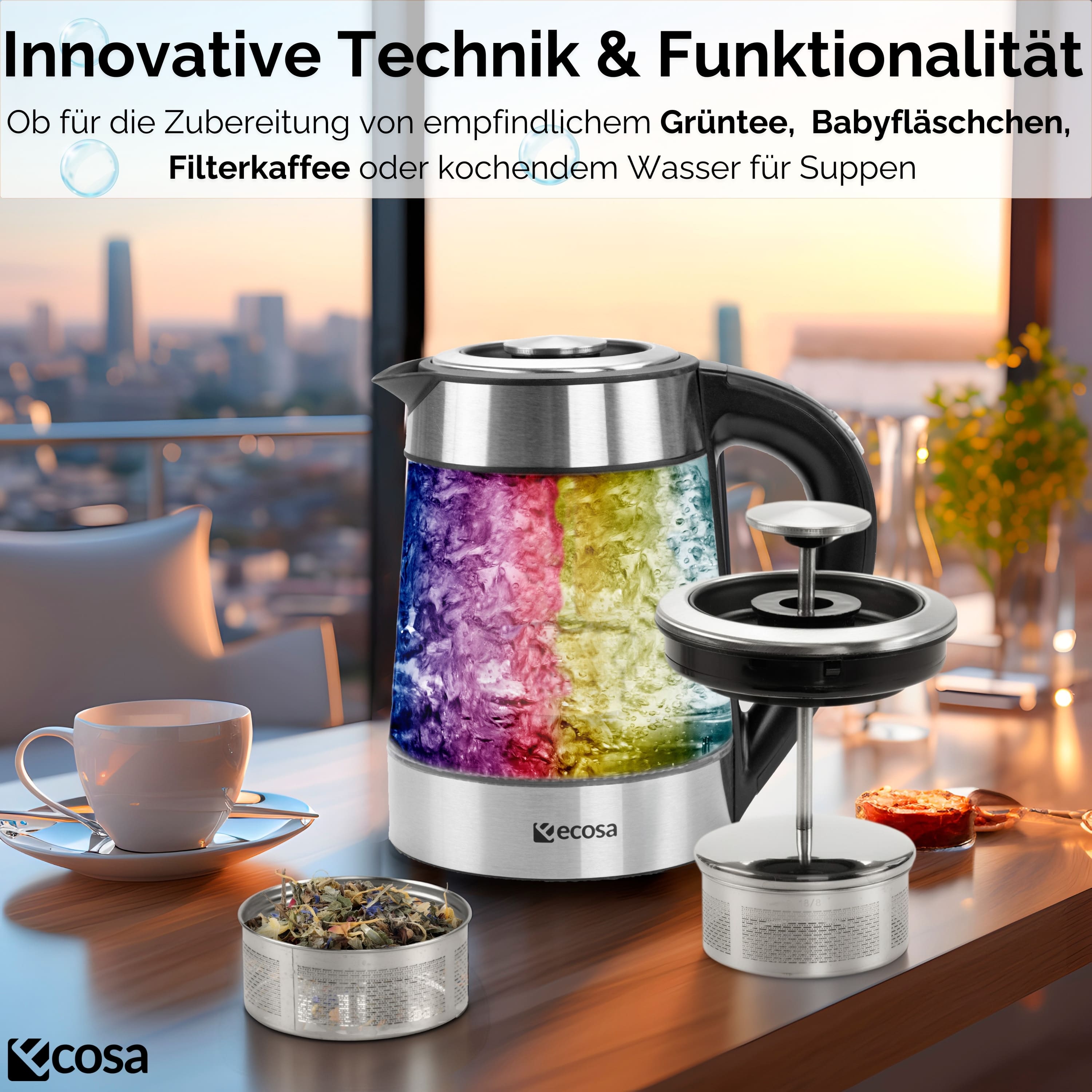 Ecosa EO-666 Wasserkocher