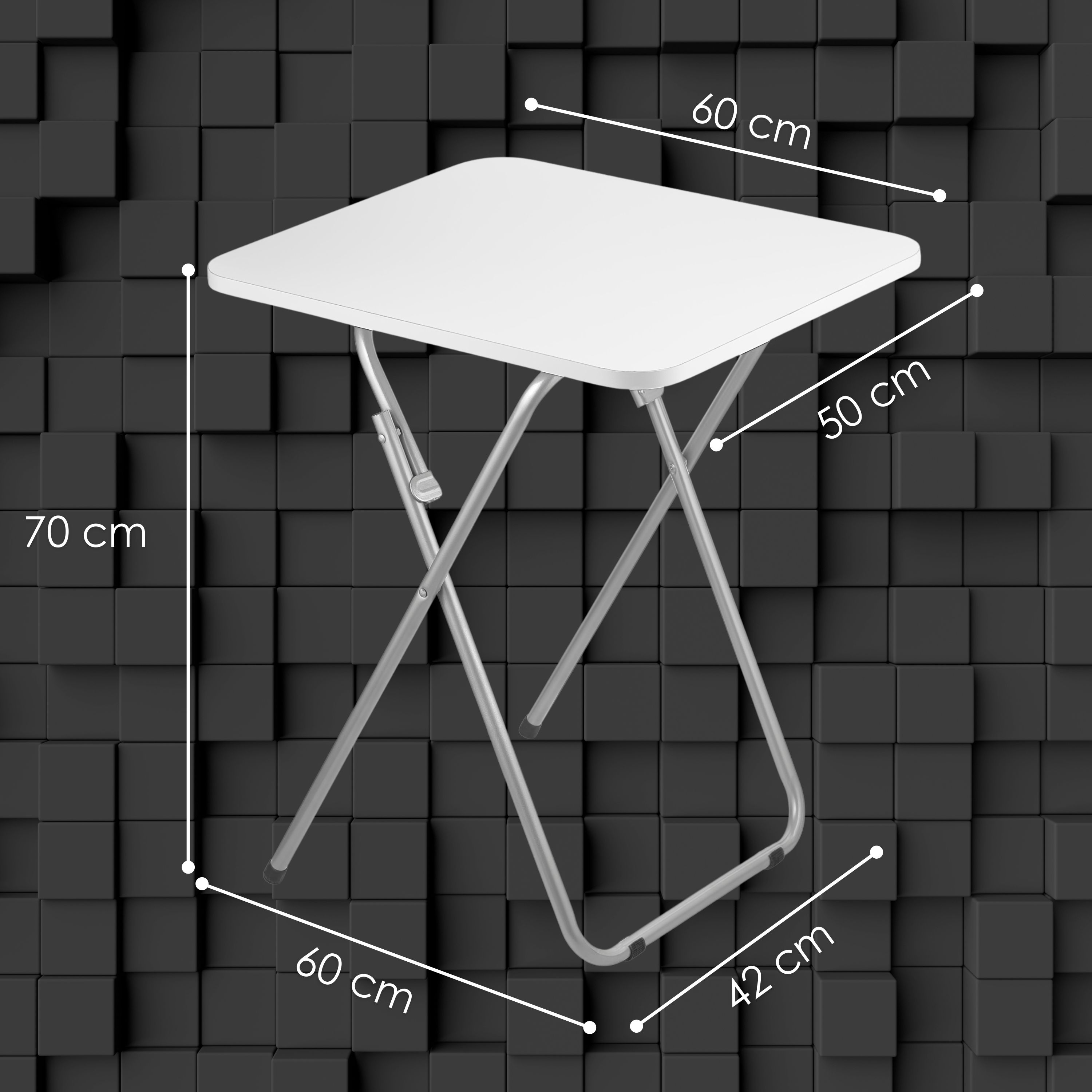 Zilan Faltbarer Tisch Klein Klapptisch stabil Dekortisch Campingtisch Zilan Faltbarer Tisch Klein Klapptisch stabil Dekortisch Campingtisch