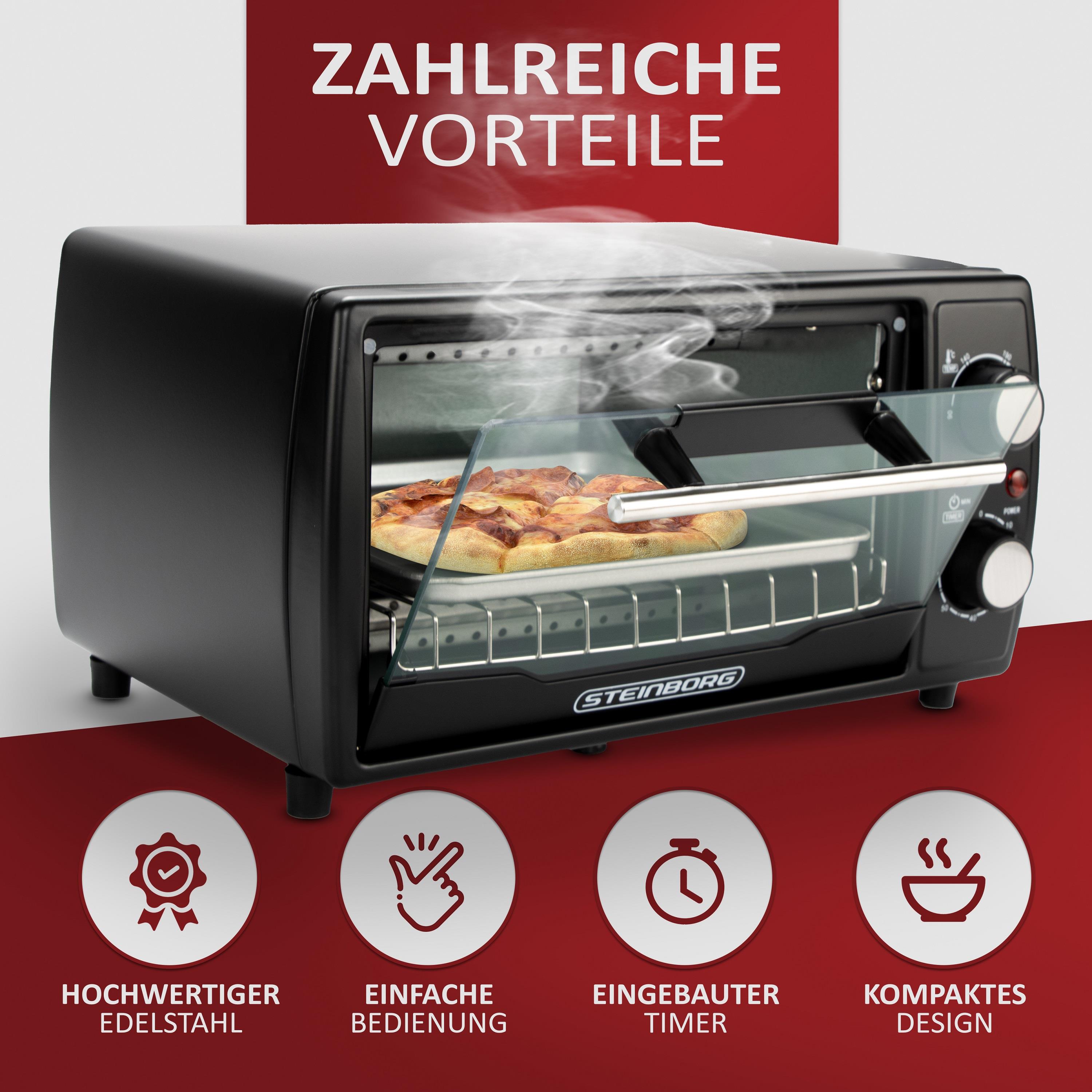 Steinborg SB-500 Mini Backofen 10 Liter Steinborg SB-500 Mini Backofen 10 Liter