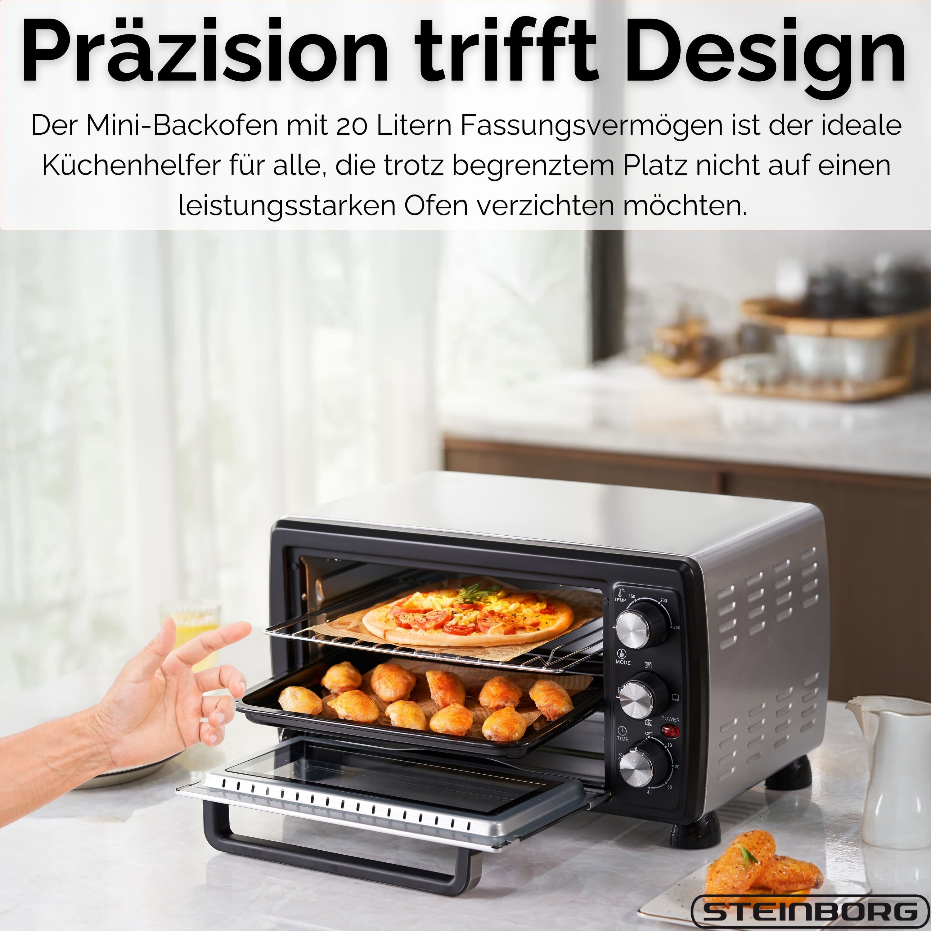 Steinborg SB-3007 Backofen 20 Liter