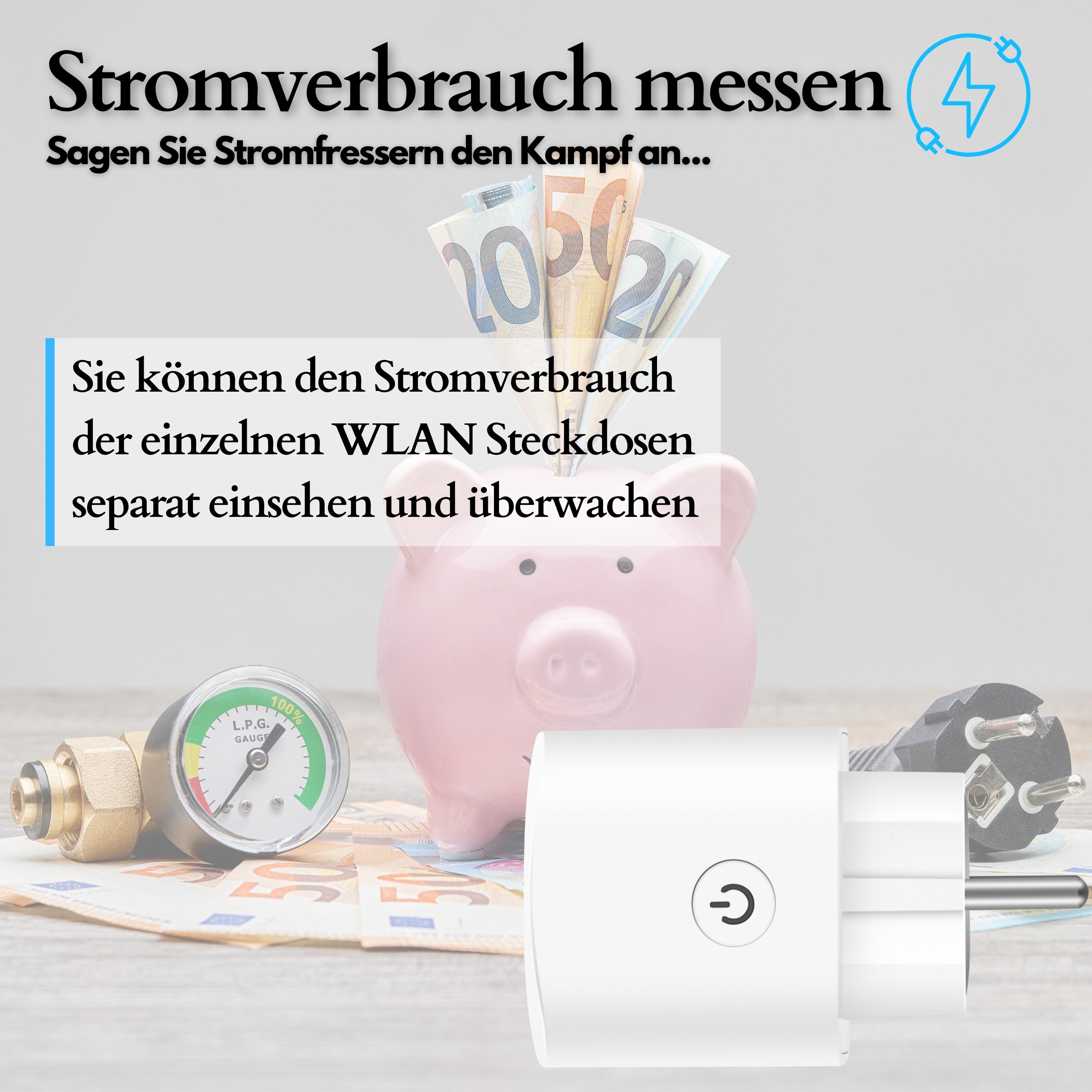 Echos Eco-4072 Wifi Steckdose 2er