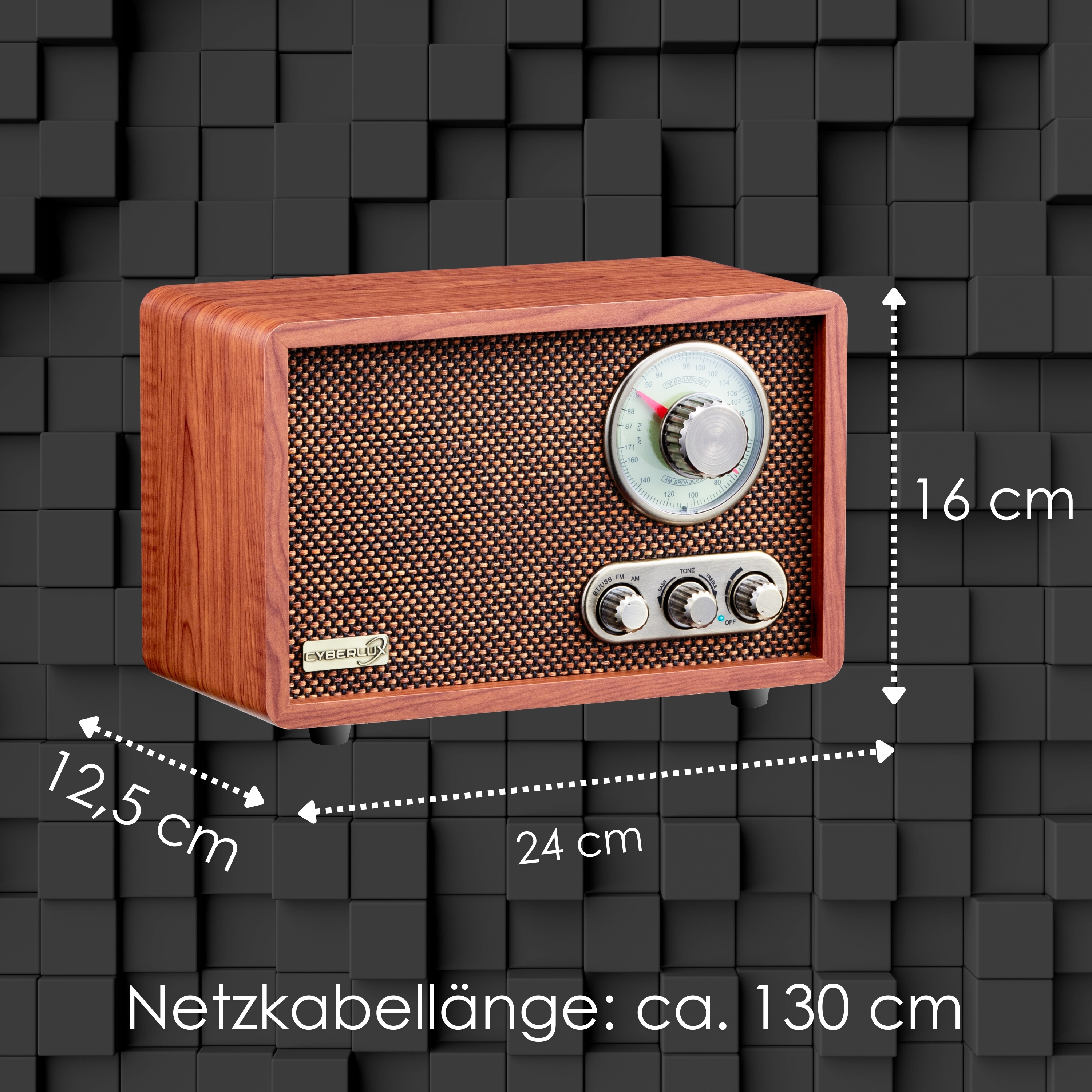 Cyberlux CL-3080 Retro Radio