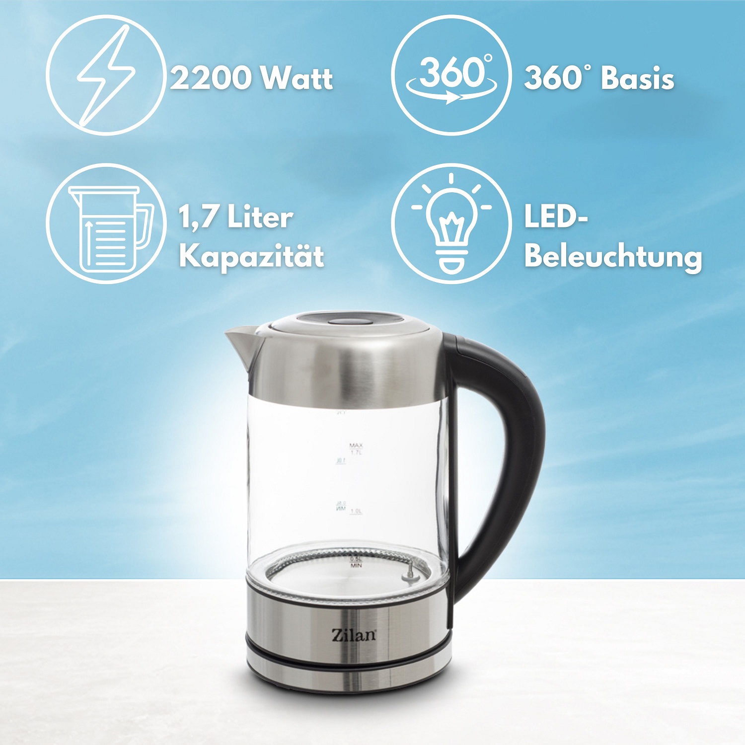Zilan ZLN-3949 Wasserkocher