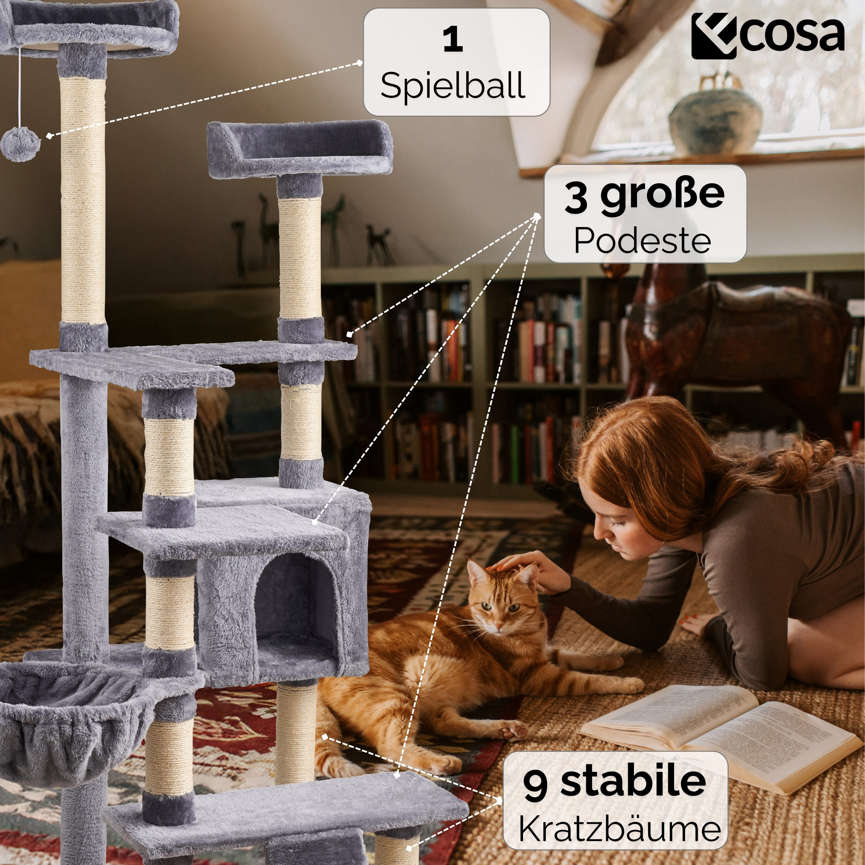 Ecosa EO-6070 Katzenbaum