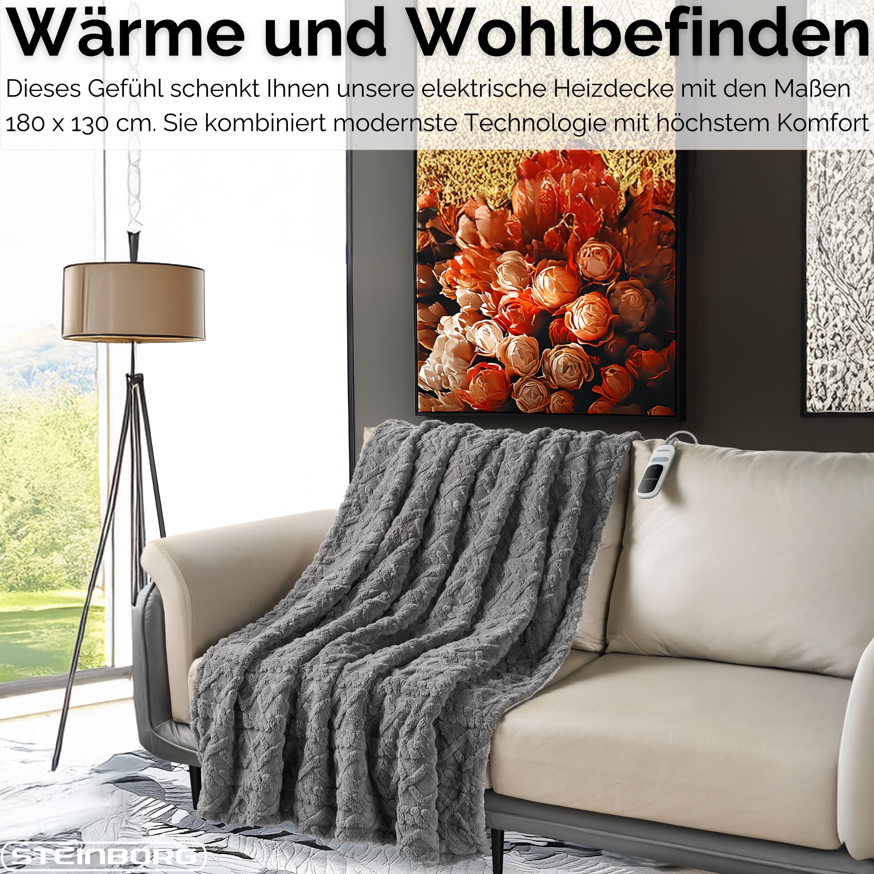 Steinborg SB-9523 Heizdecke 180*130 cm Steinborg SB-9523 Heizdecke 180*130 cm